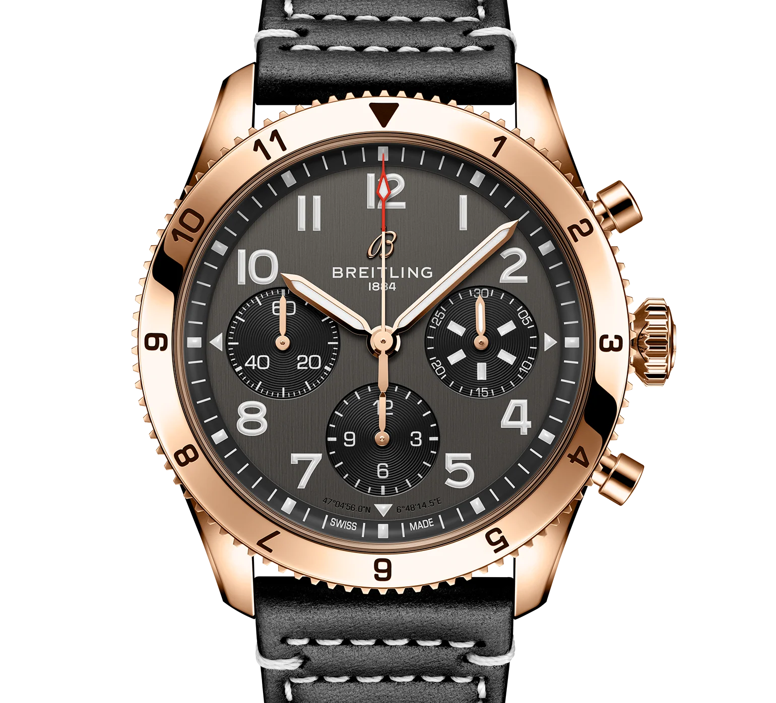 Breitling Classic AVI Chronograph 42 P-51 Mustang Watch with Black Dial - Image 5