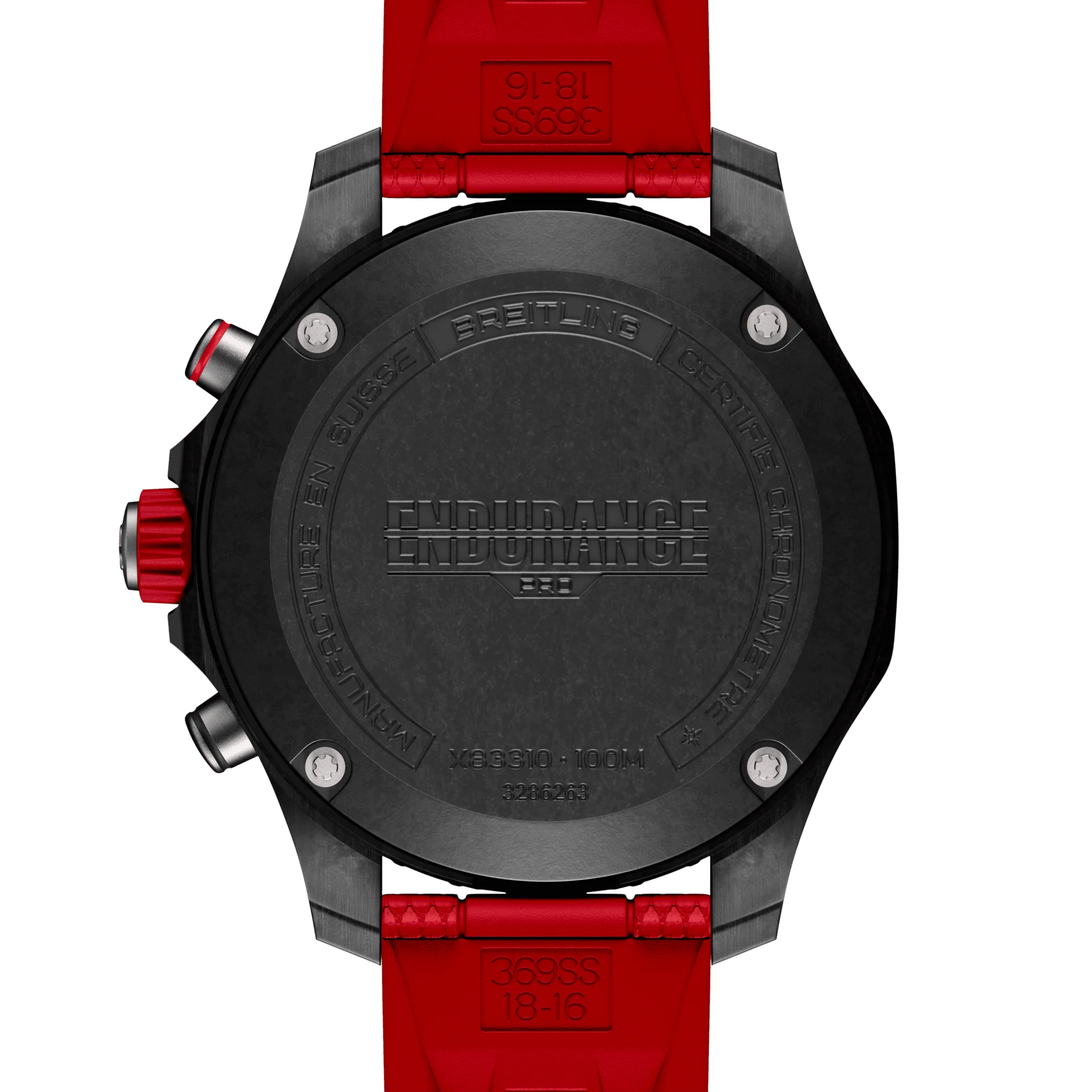 Breitling Endurance Pro 38 Watch with Red Strap - Image 3