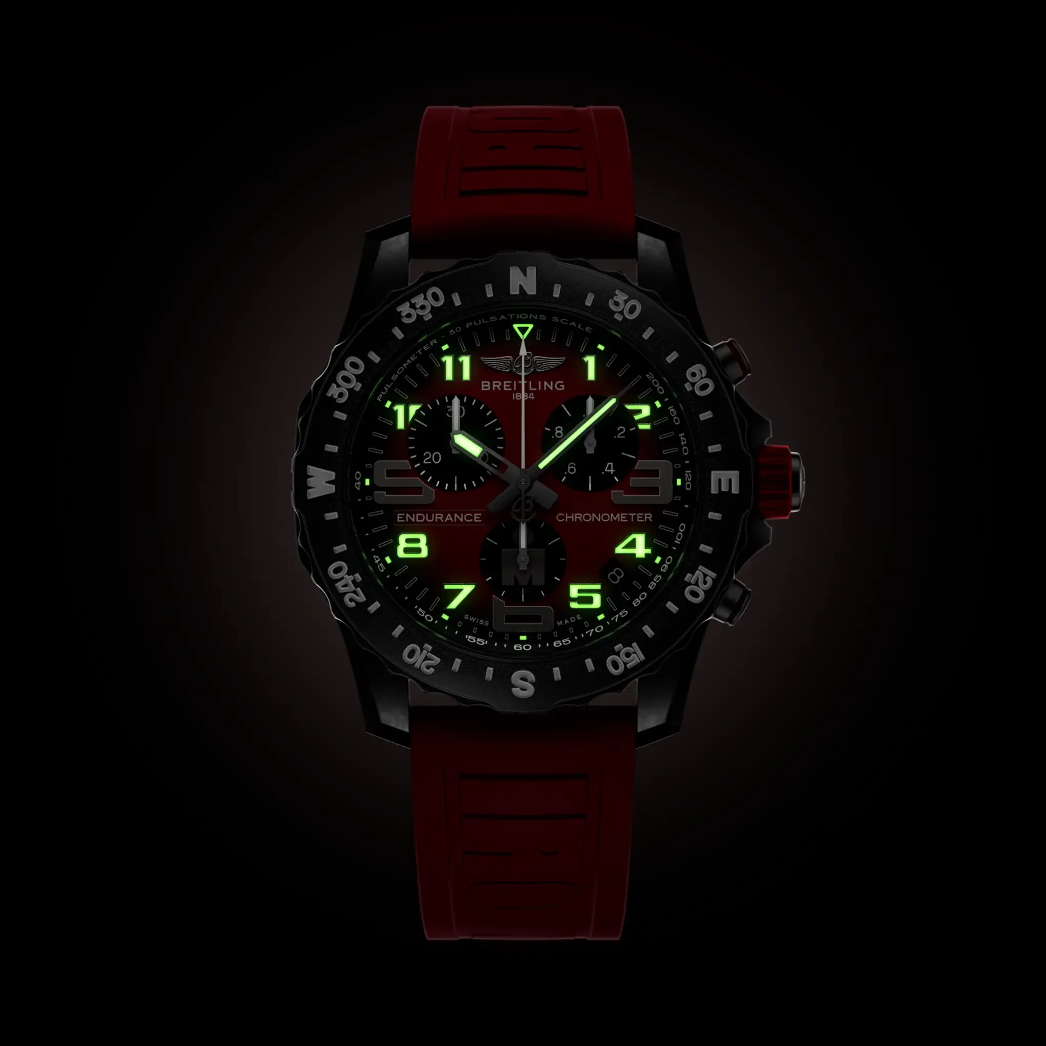 Breitling Endurance Pro 44 IRONMAN® Watch with Red Dial - Image 6