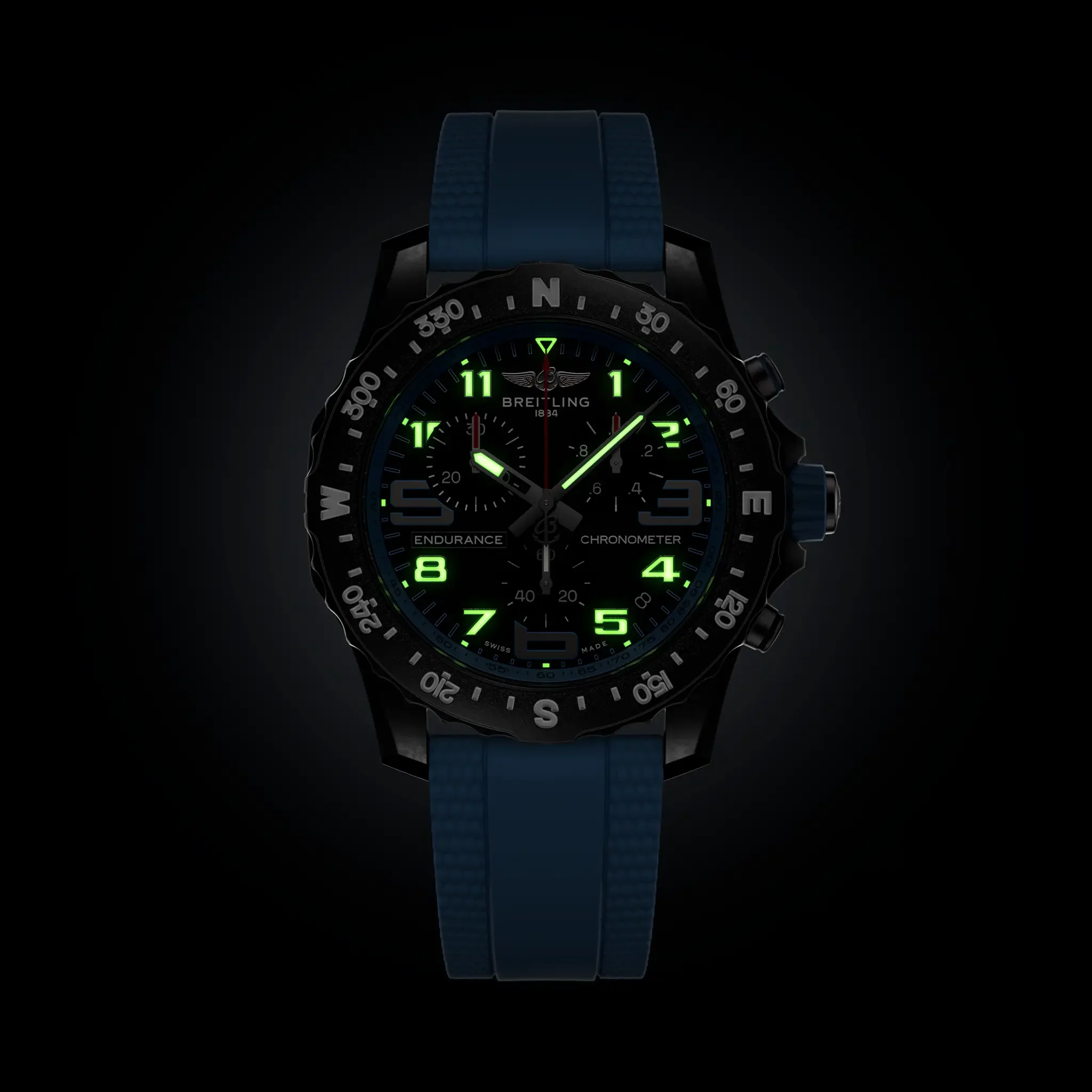 Breitling Endurance Pro 44 Watch with Light Blue Strap - Image 4