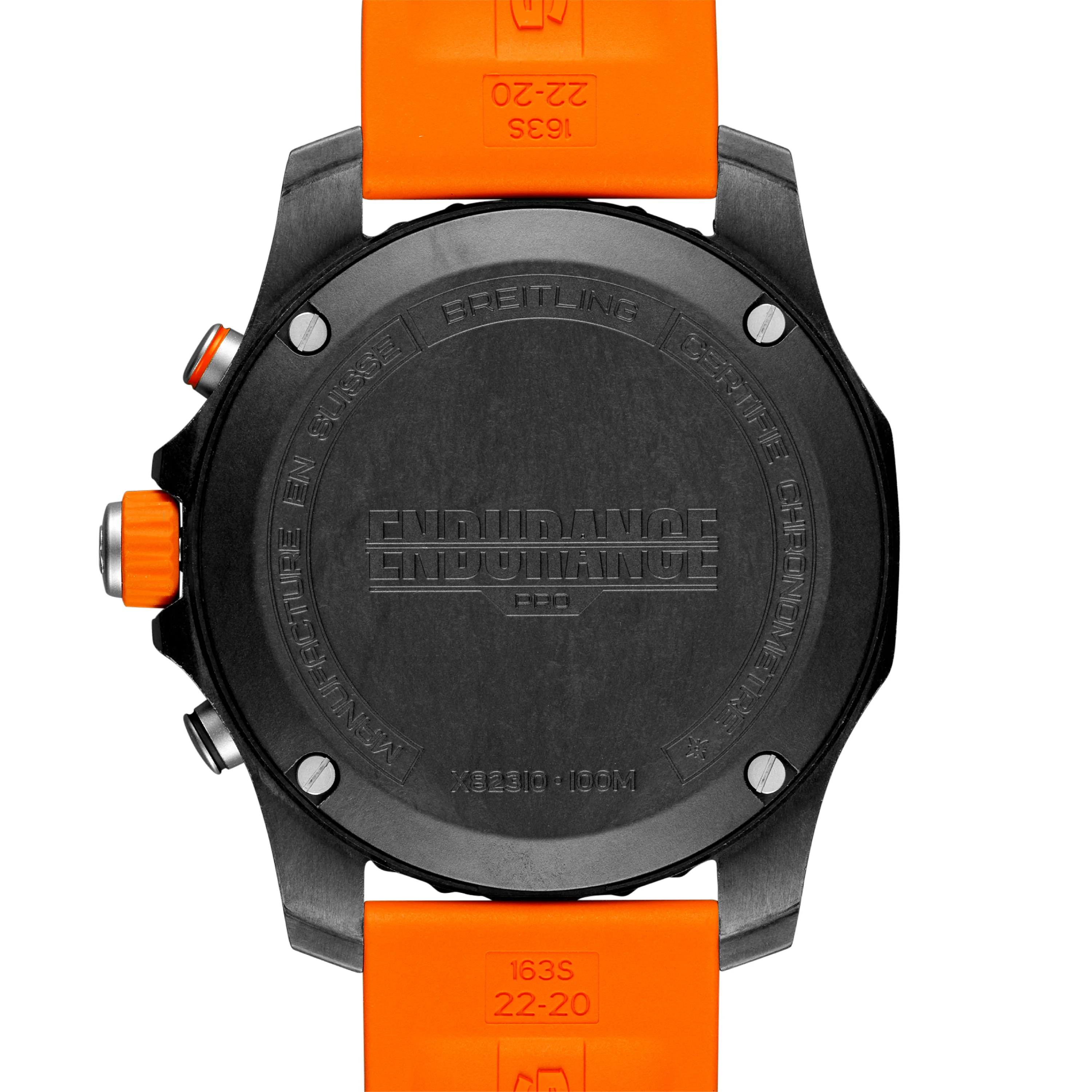 Breitling Endurance Pro 44 with Orange Strap - Image 4