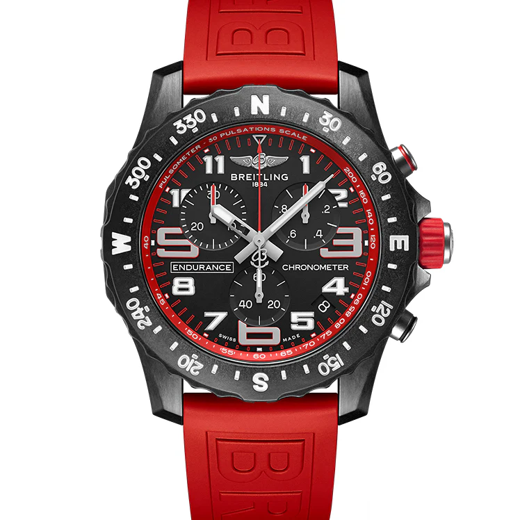 Breitling Endurance Pro 44 with Red Strap - Image 3