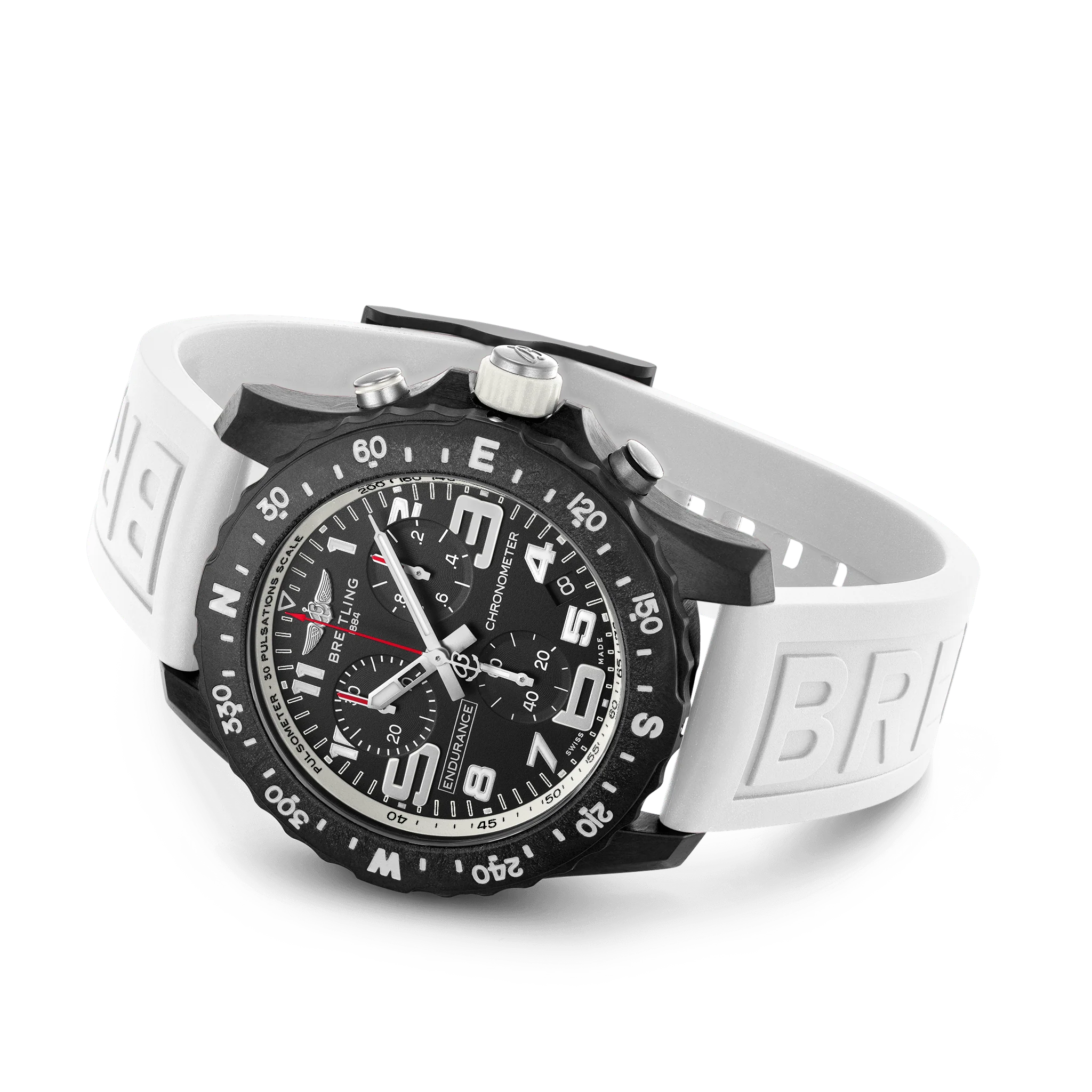 Breitling Endurance Pro 44 with White Strap - Image 3