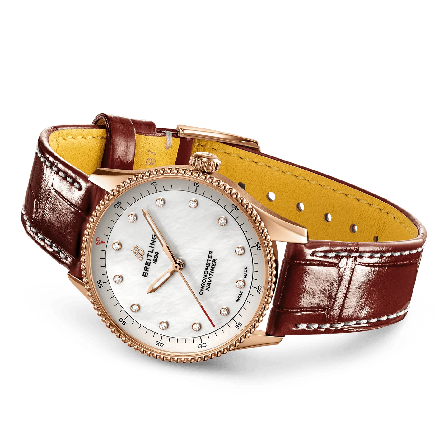 Breitling Navitimer 32mm Watch with Diamonds - Image 4
