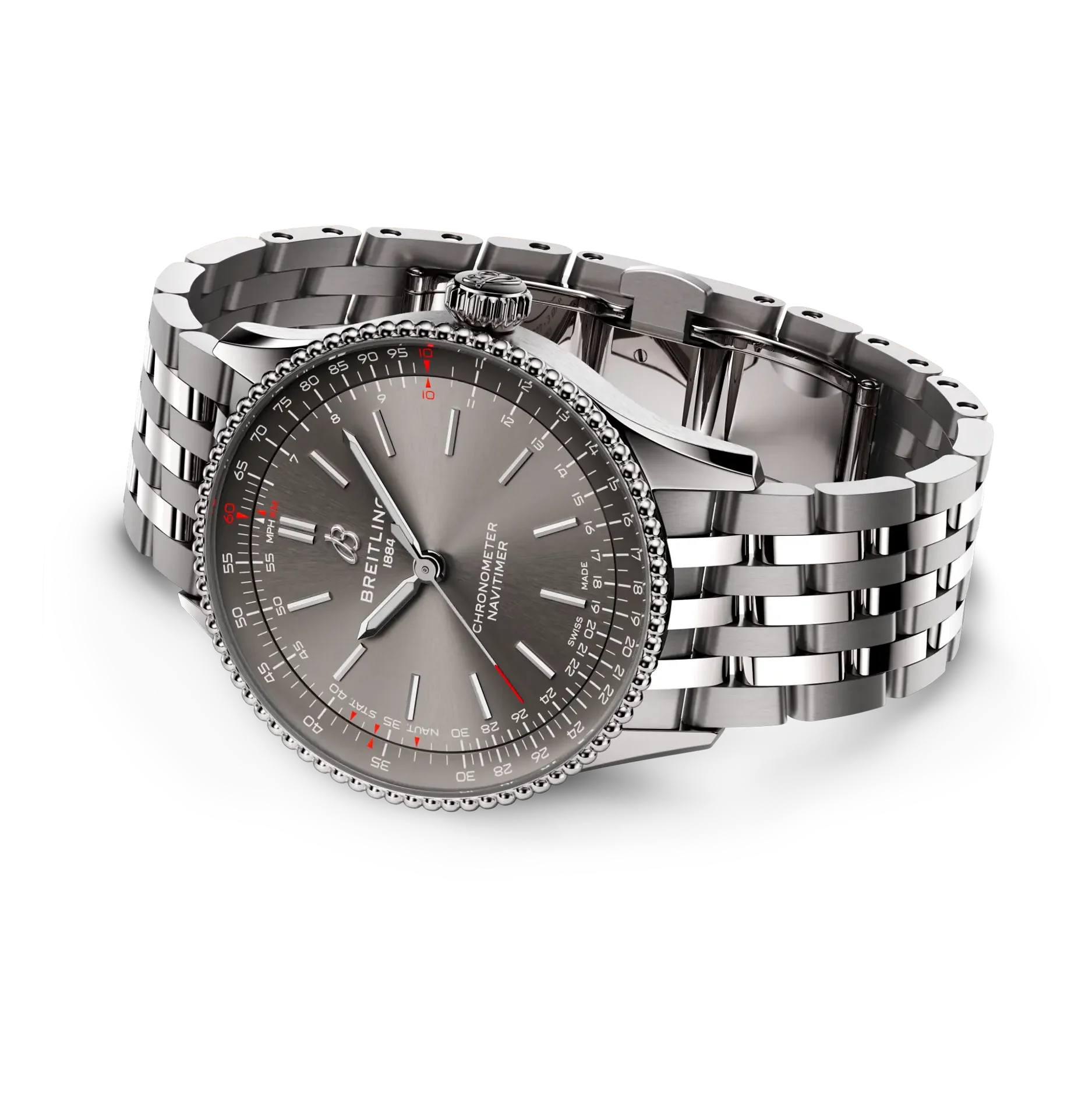 Breitling Navitimer Automatic 36 Watch with Stainless Steel Bracelet - Image 3