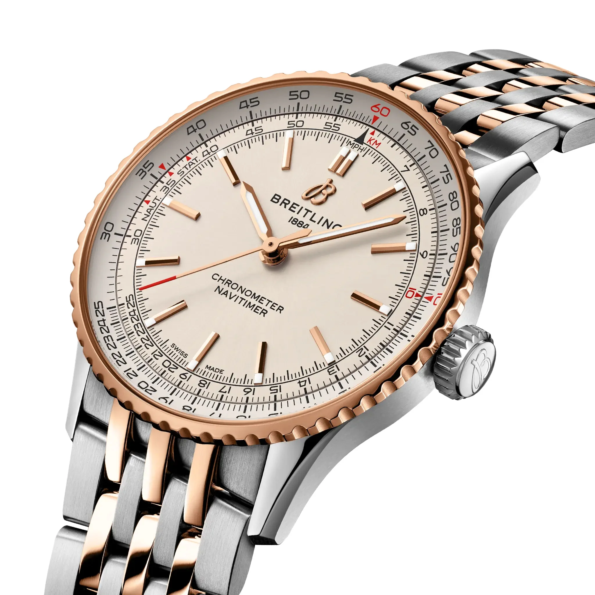 Breitling Navitimer Automatic 41 Watch with Ivory Dial - Image 2