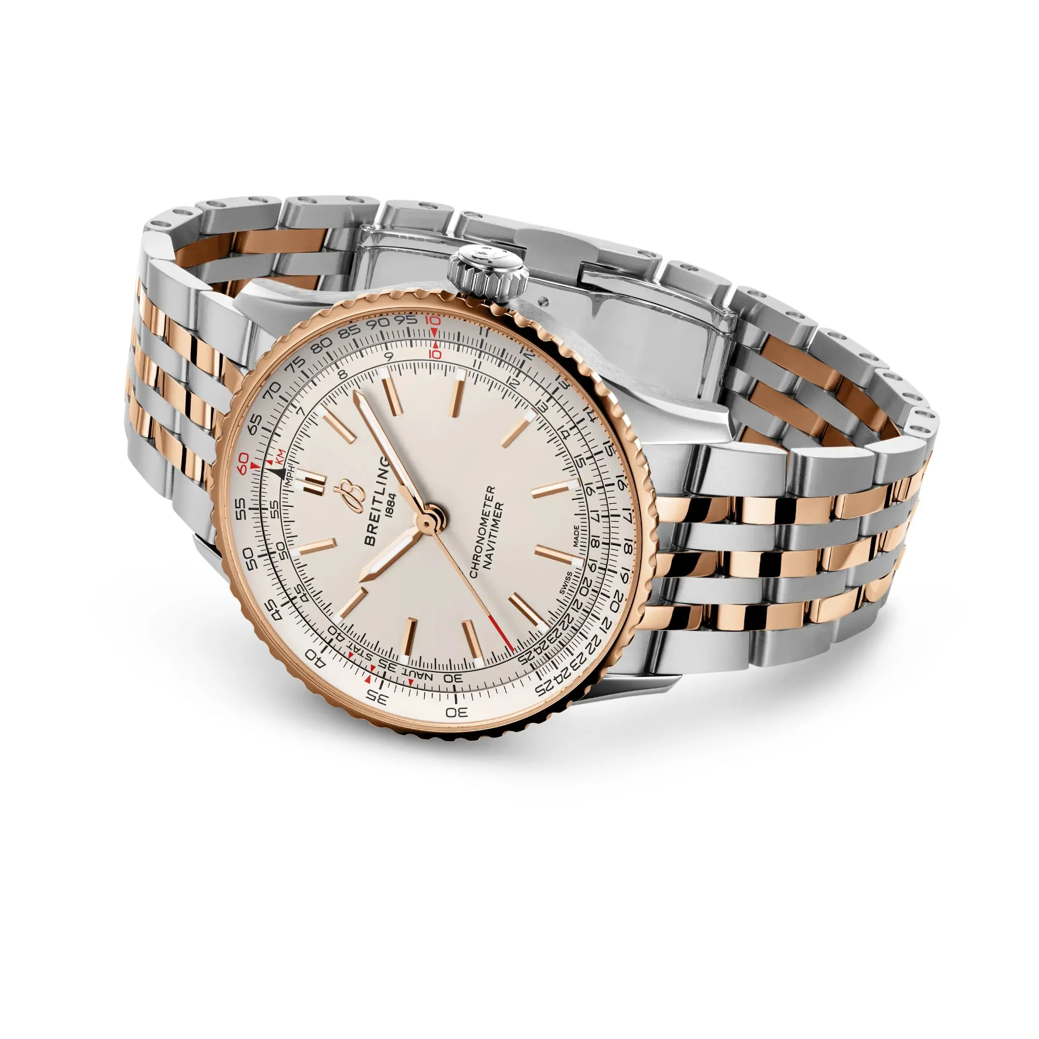 Breitling Navitimer Automatic 41 Watch with Ivory Dial - Image 3
