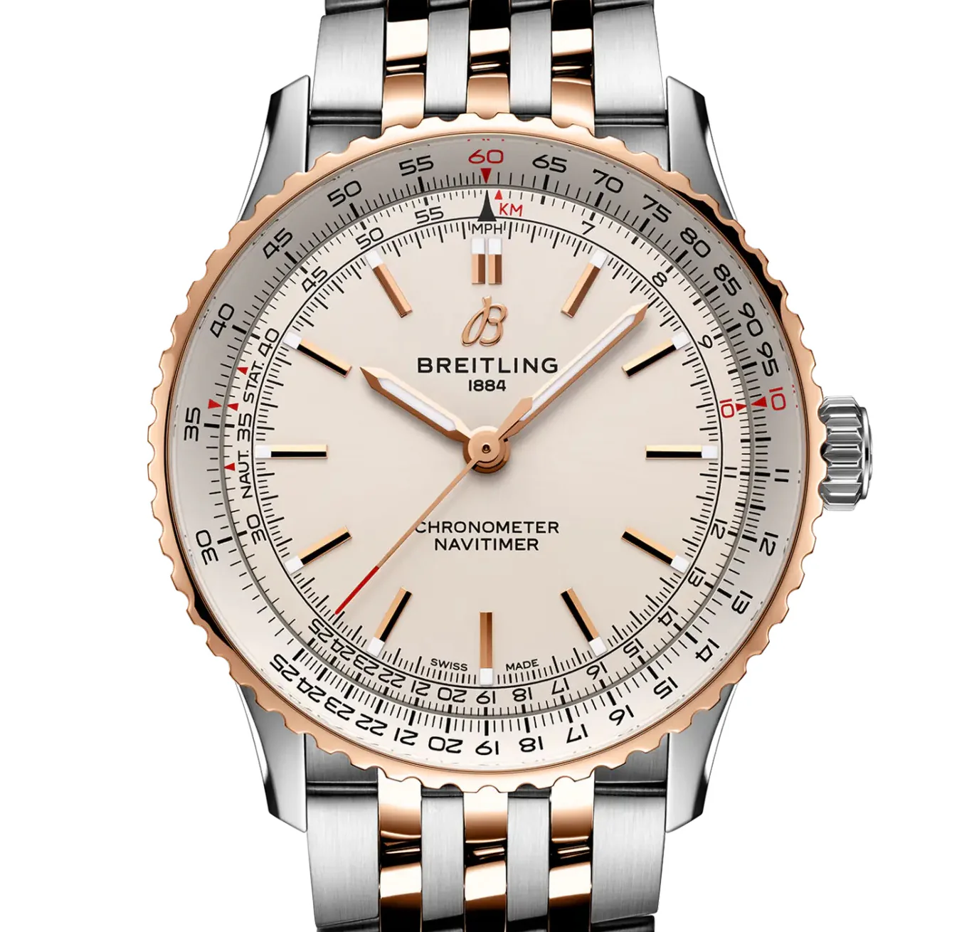 Breitling Navitimer Automatic 41 Watch with Ivory Dial - Image 6