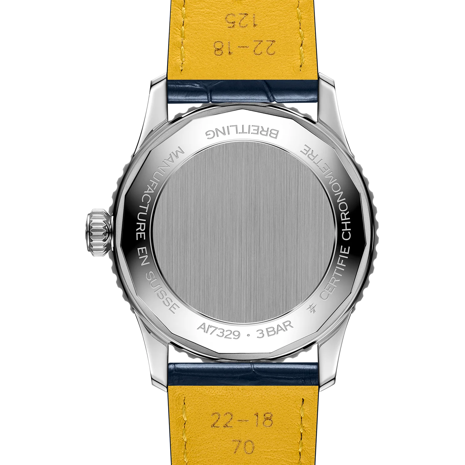 Breitling Navitimer Automatic 41 Watch with Navy Leather Strap - Image 3