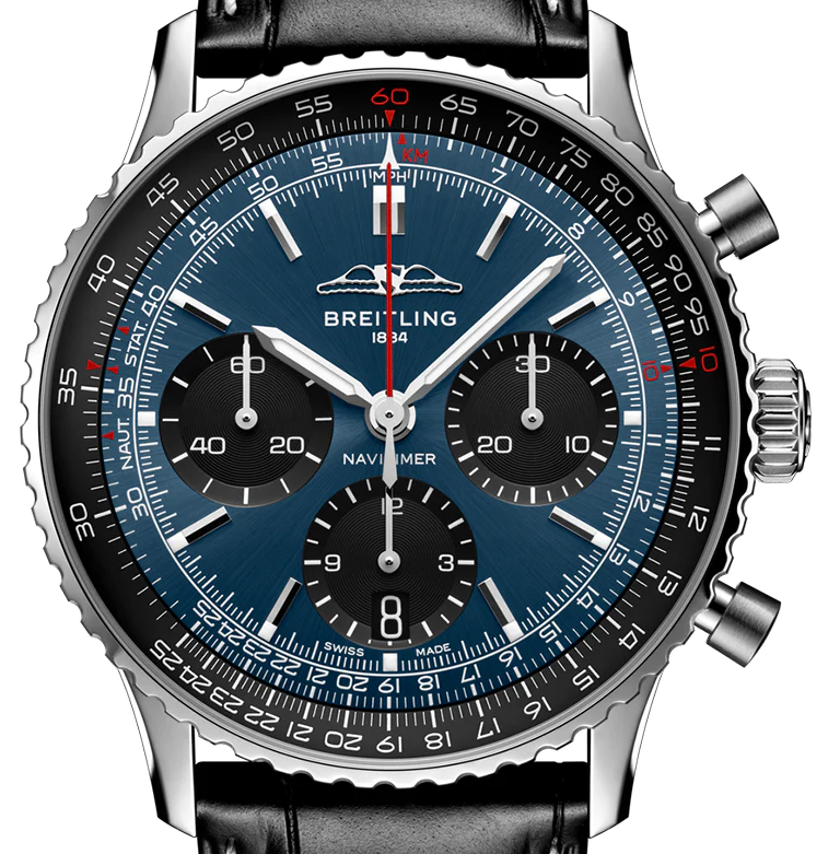 Breitling Navitimer B01 41mm Watch with Blue Dial - Image 2