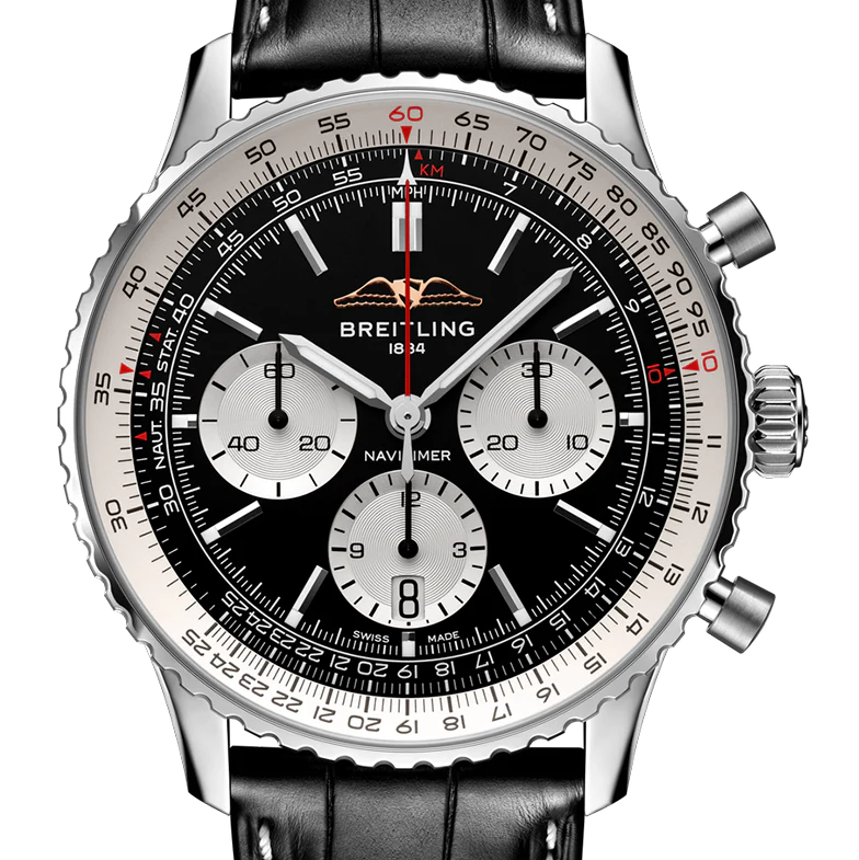Breitling Navitimer B01 43mm Watch with Black Dial - Image 2