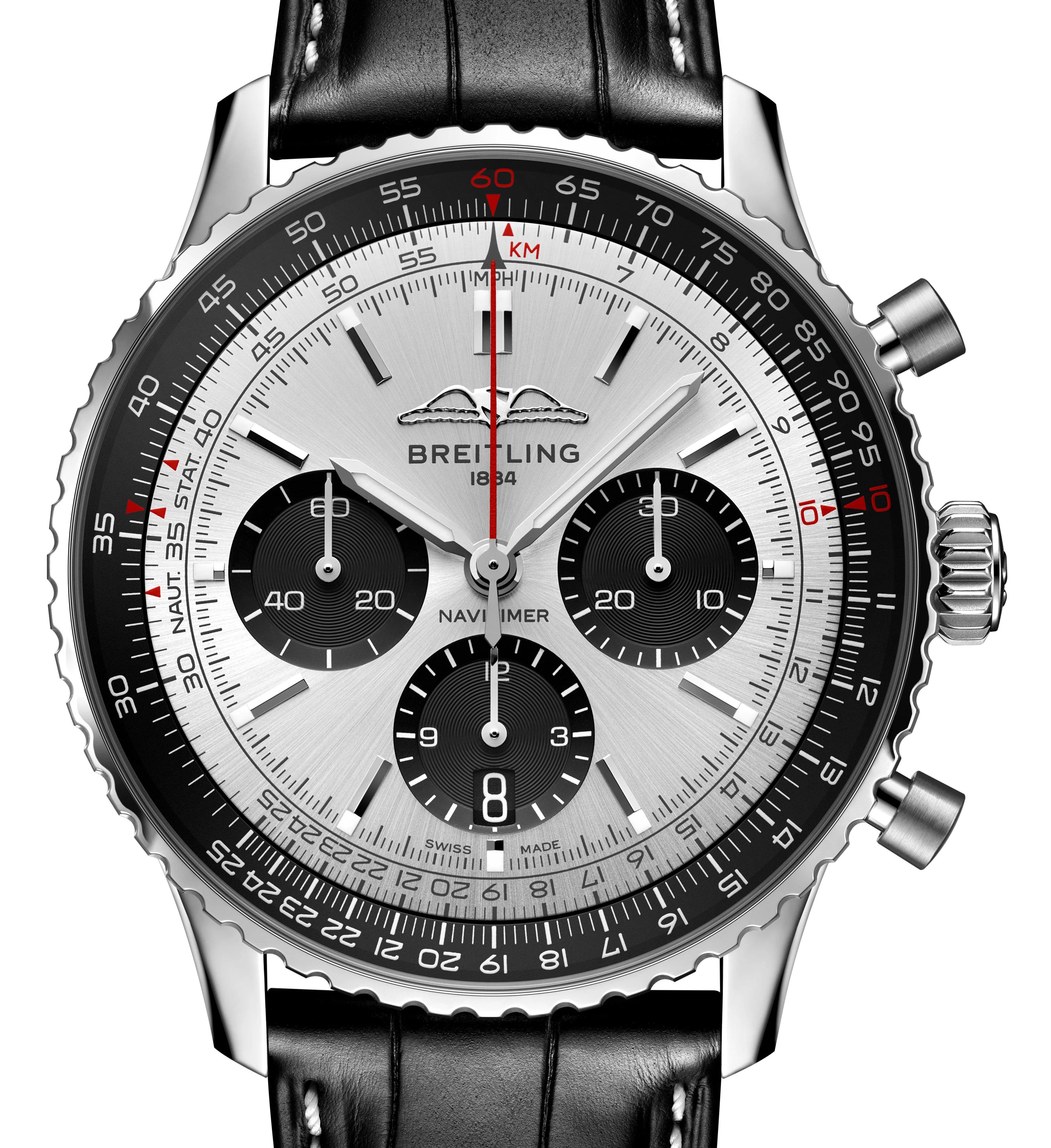 Breitling Navitimer B01 43mm Watch with Silver Dial - Image 3