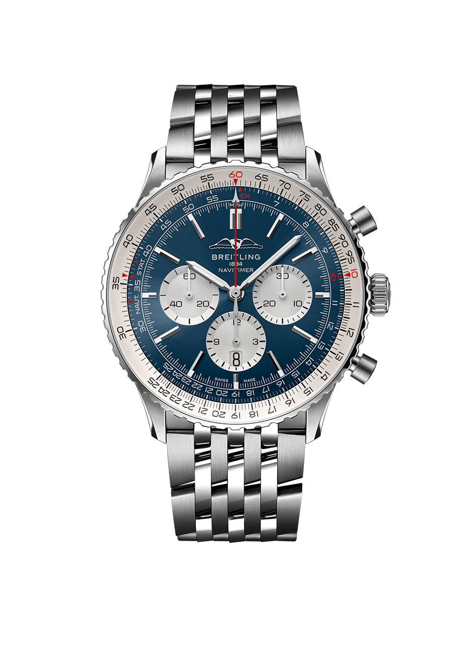 Breitling Navitimer B01 46mm Watch with Blue Dial