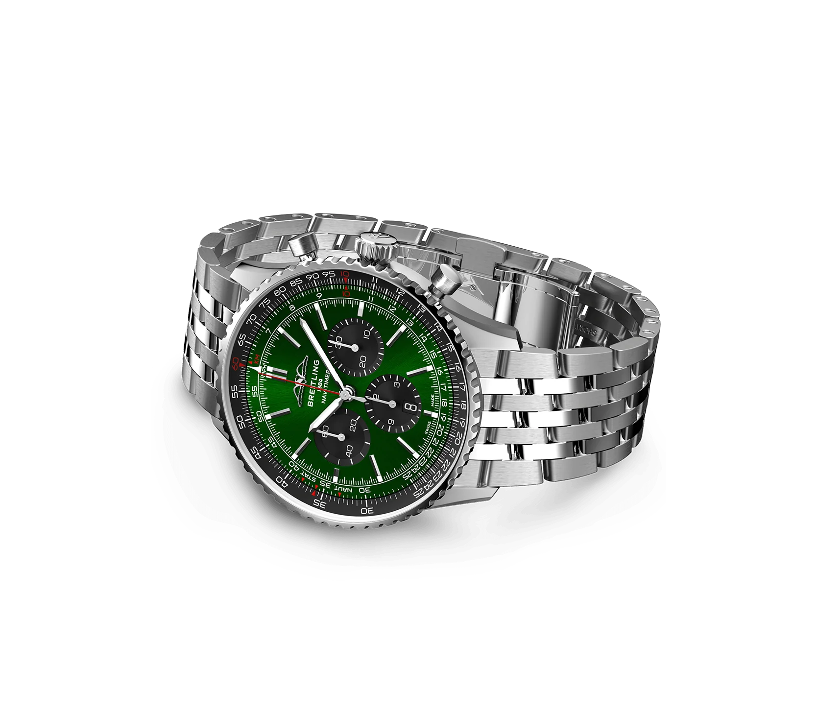 Breitling Navitimer B01 Watch with Green Dial, 46mm - Image 3