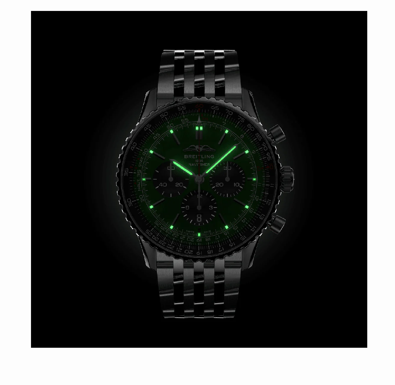 Breitling Navitimer B01 Watch with Green Dial, 46mm - Image 5