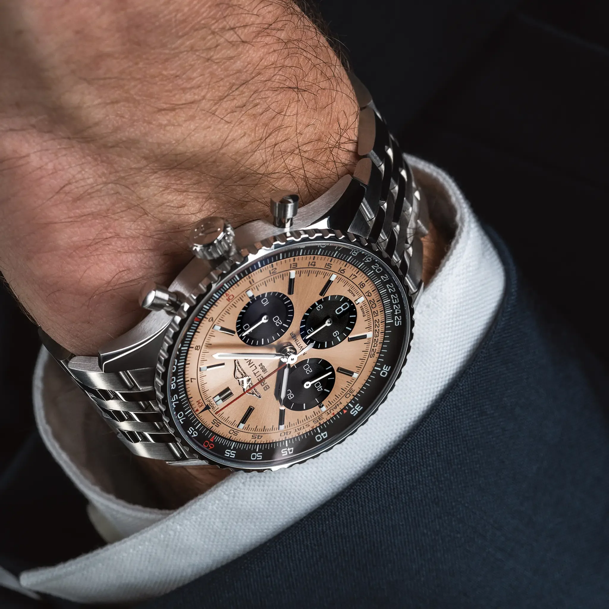 Breitling Navitimer B01 Chronograph 43 Watch with Bronze Dial - Image 4