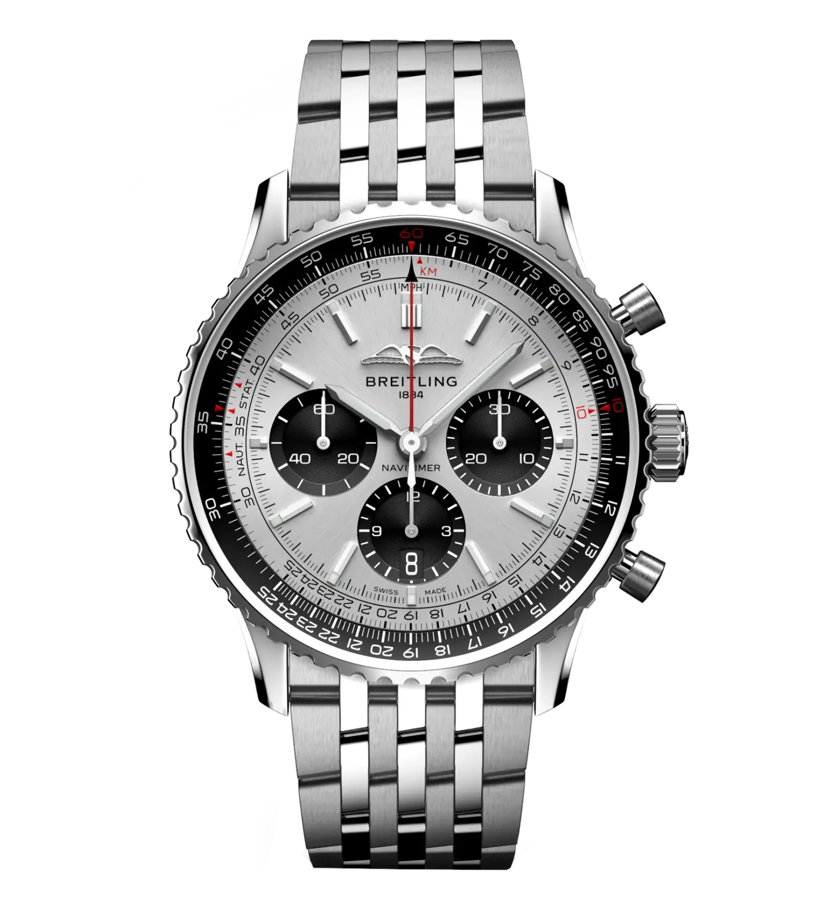 Breitling Navitimer B01 Chronograph 43 Watch with Gray Dial