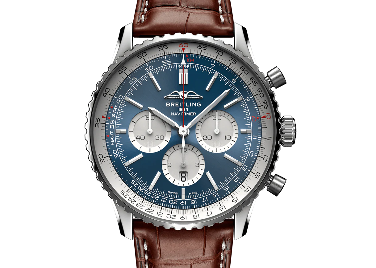 Breitling Navitimer B01 Watch with Alligator Strap, 46mm - Image 4