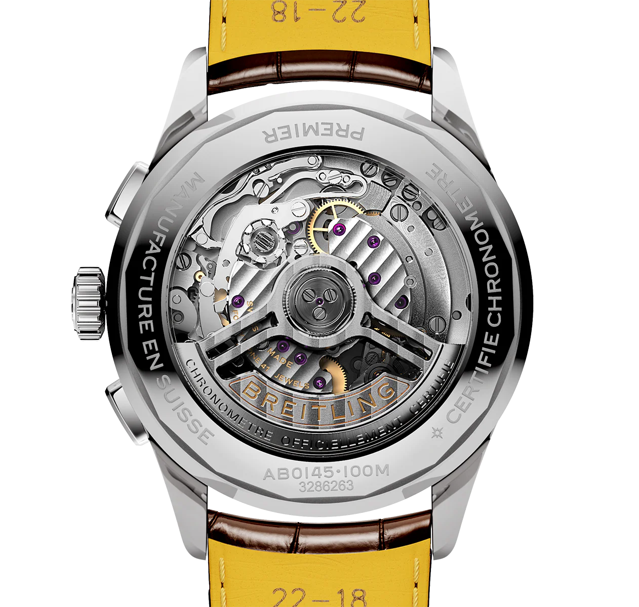 Breitling Premier B01 Chronograph 42mm Watch with Cream Dial - Image 2
