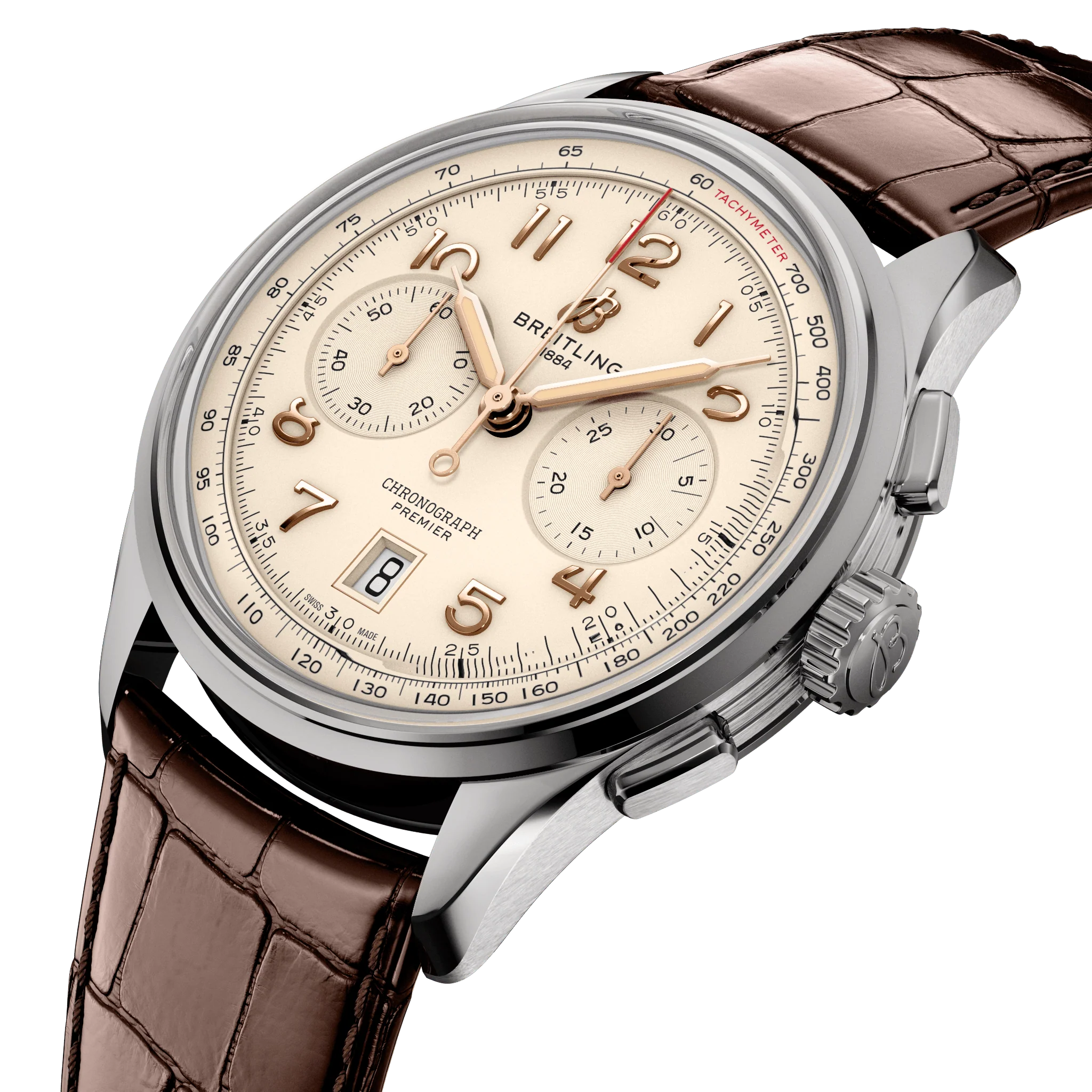 Breitling Premier B01 Chronograph 42mm Watch with Cream Dial - Image 3