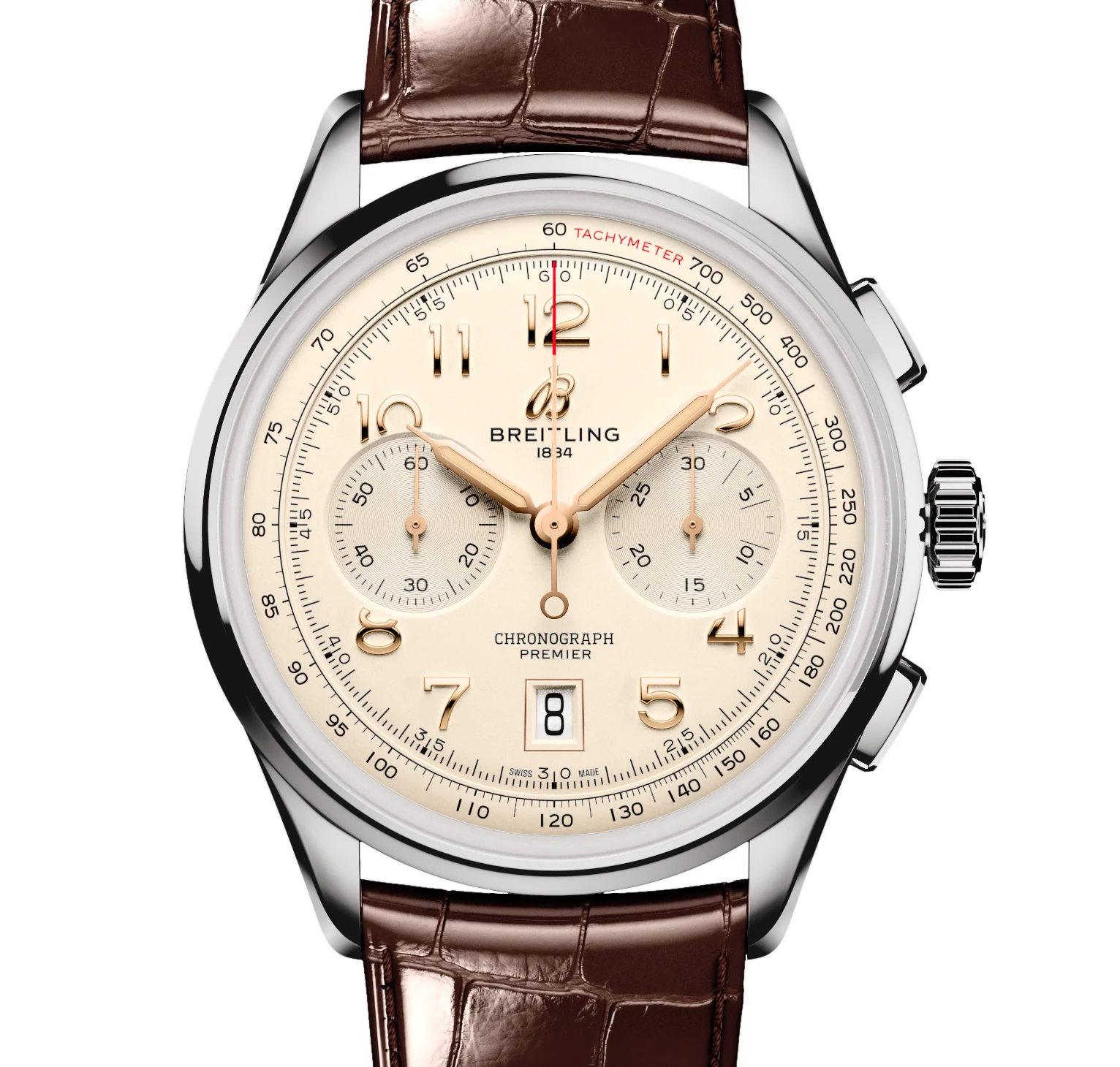 Breitling Premier B01 Chronograph 42mm Watch with Cream Dial - Image 7