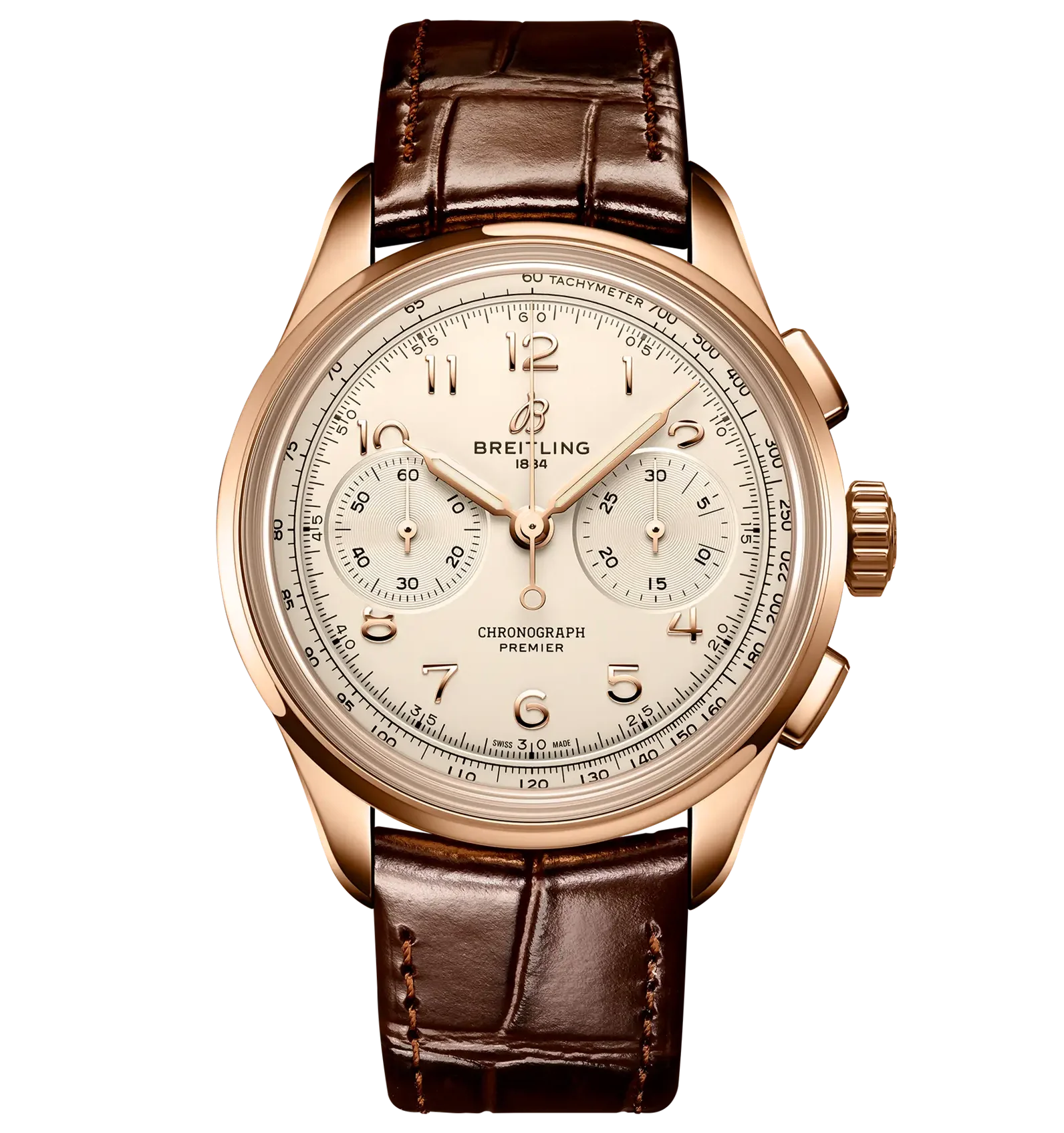 Breitling Premier B09 Chronograph 40 Watch with Cream Dial