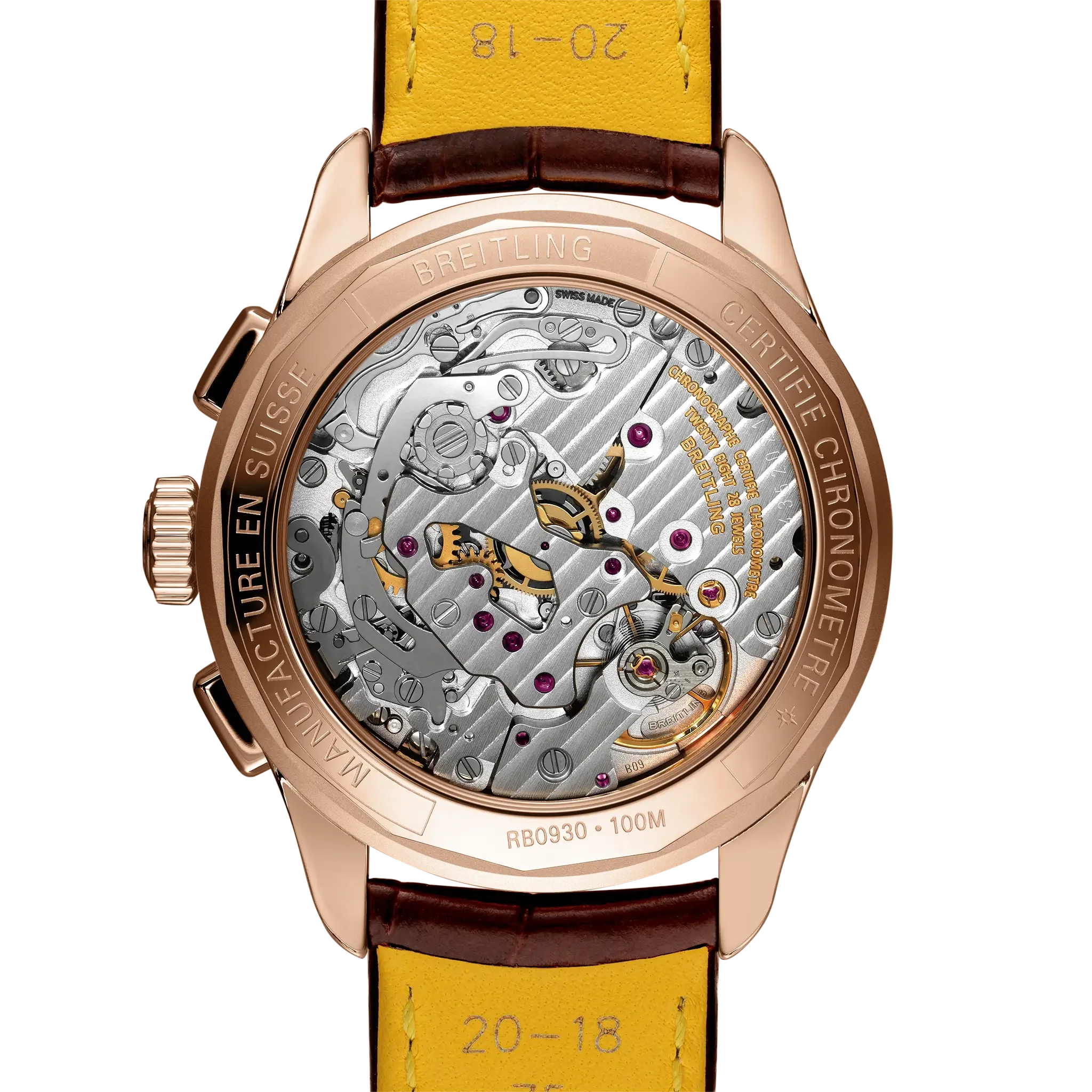 Breitling Premier B09 Chronograph 40 Watch with Cream Dial - Image 4