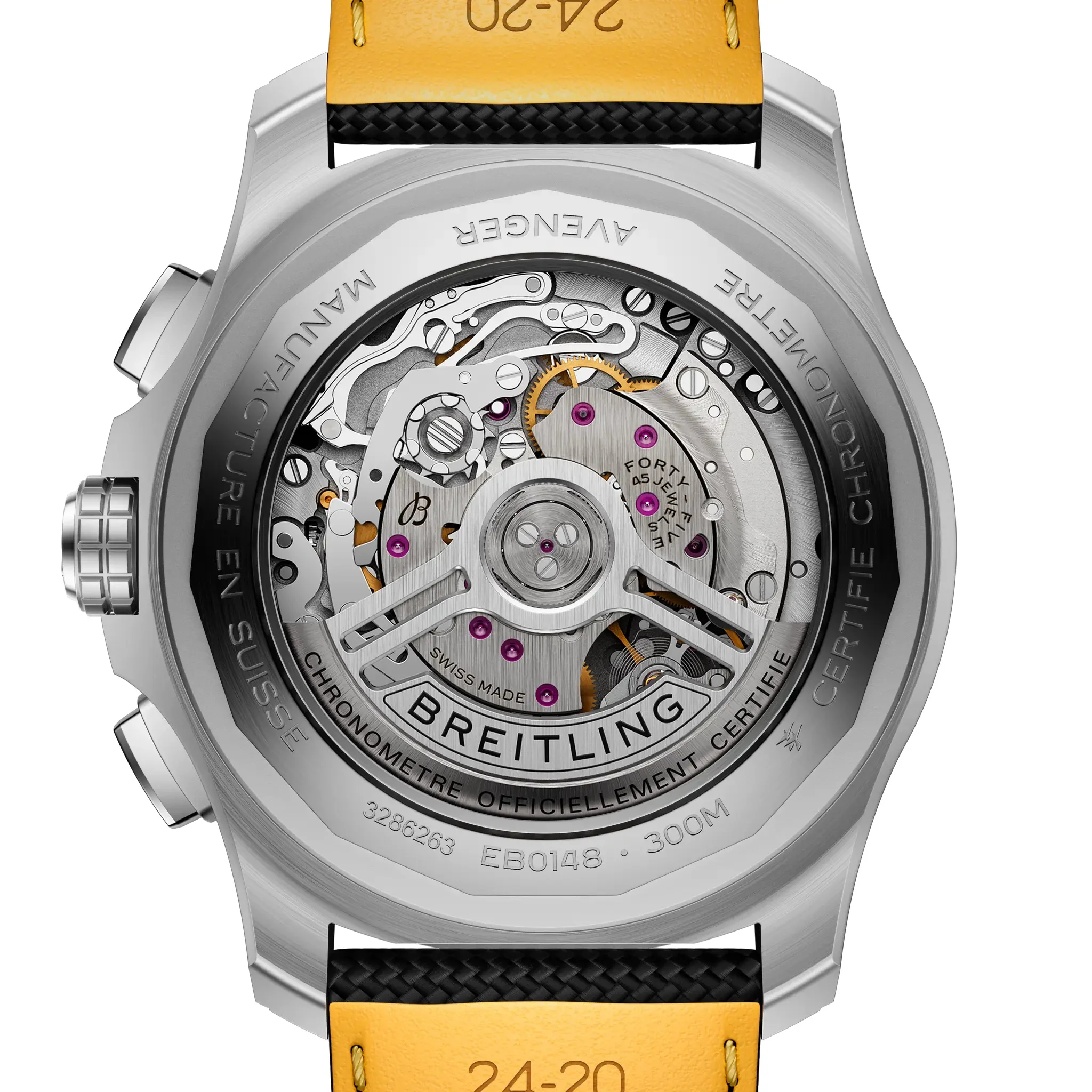 Breitling Super Avenger B01 Chronograph 46 Watch with Black Dial - Image 2
