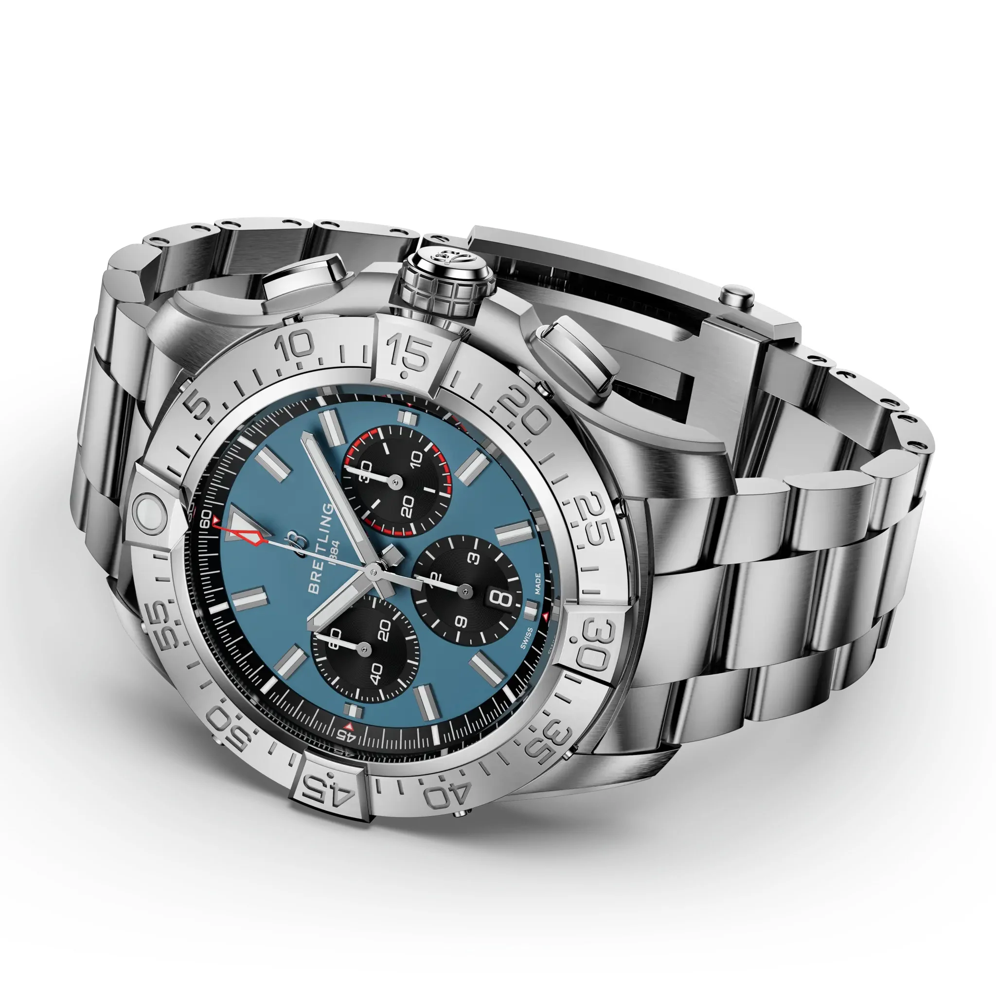 Breitling Super Avenger B01 Chronograph 46 Watch with Blue Dial - Image 2