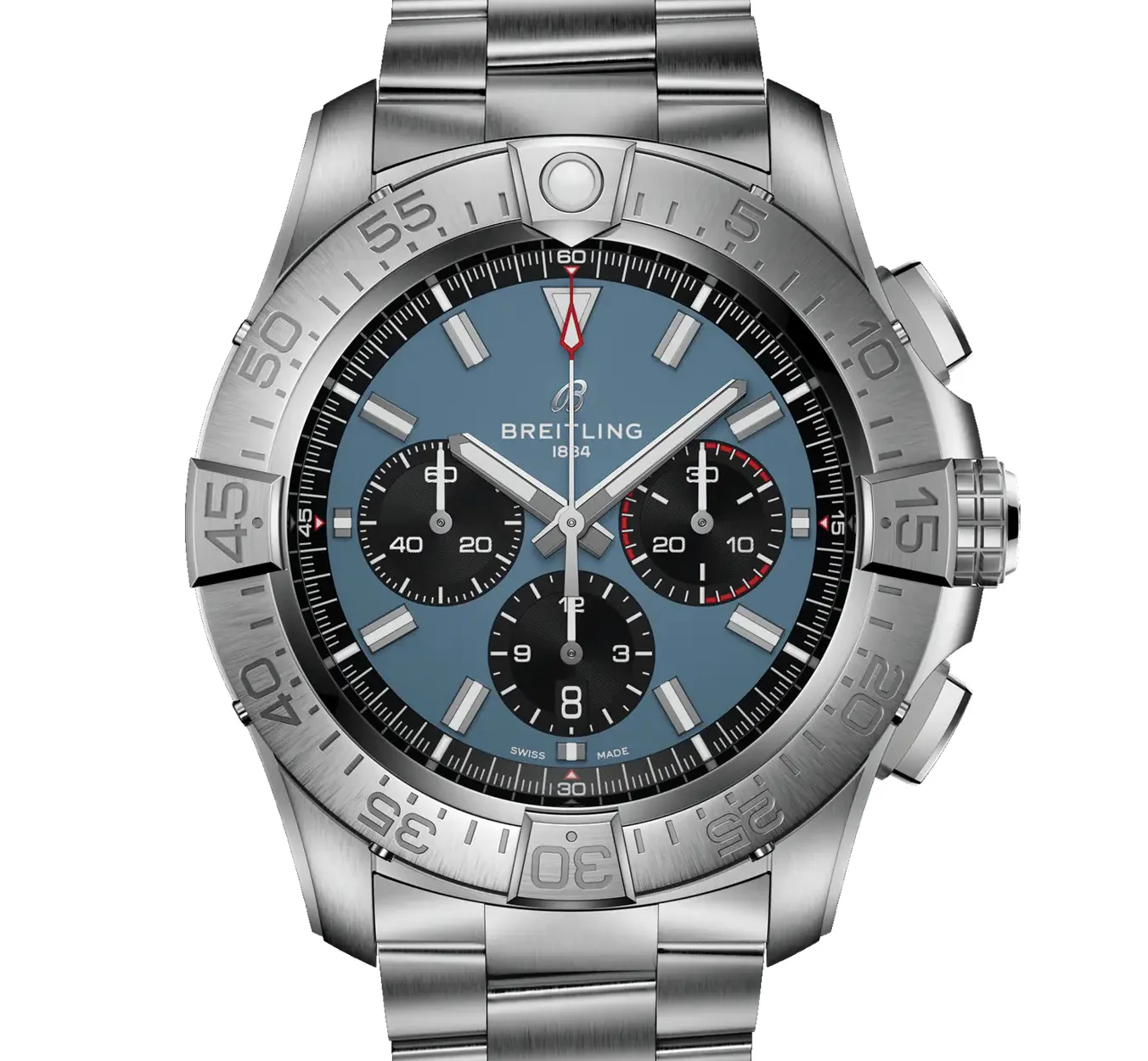 Breitling Super Avenger B01 Chronograph 46 Watch with Blue Dial - Image 6