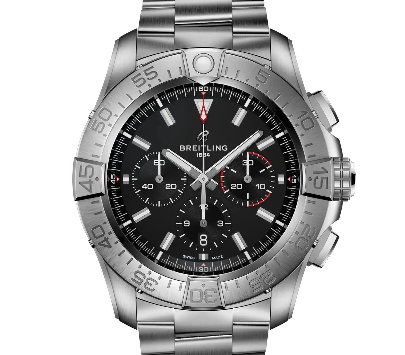 Breitling Super Avenger B01 Chronograph 46 Watch with Titanium Bracelet - Image 4