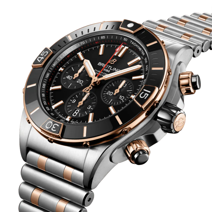 Breitling Super Chronomat B01 44 Watch with Black Dial - Image 3