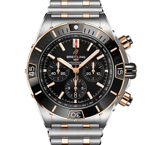 Breitling Super Chronomat B01 44 Watch with Black Dial - Image 5