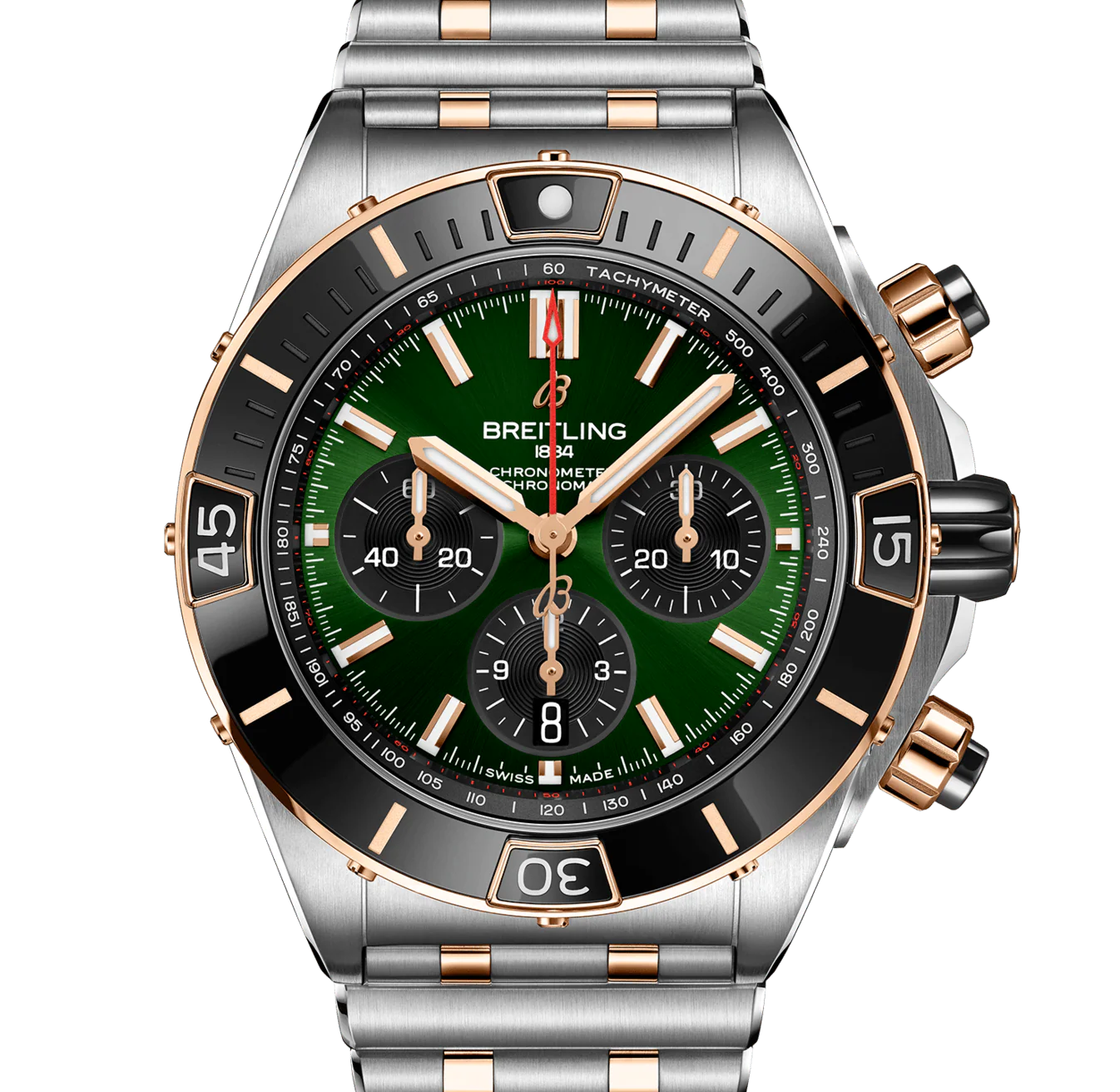Breitling Super Chronomat B01 44 Watch with Green Dial - Image 5