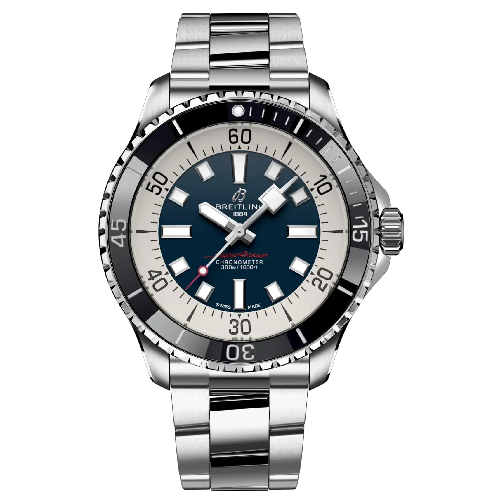 Breitling Superocean Automatic 44 Watch with Dark Blue Dial
