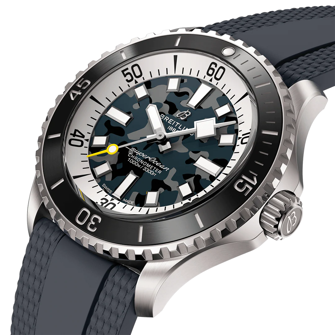 Breitling Superocean Automatic 46 Super Diver Watch with Camo Dial - Image 2