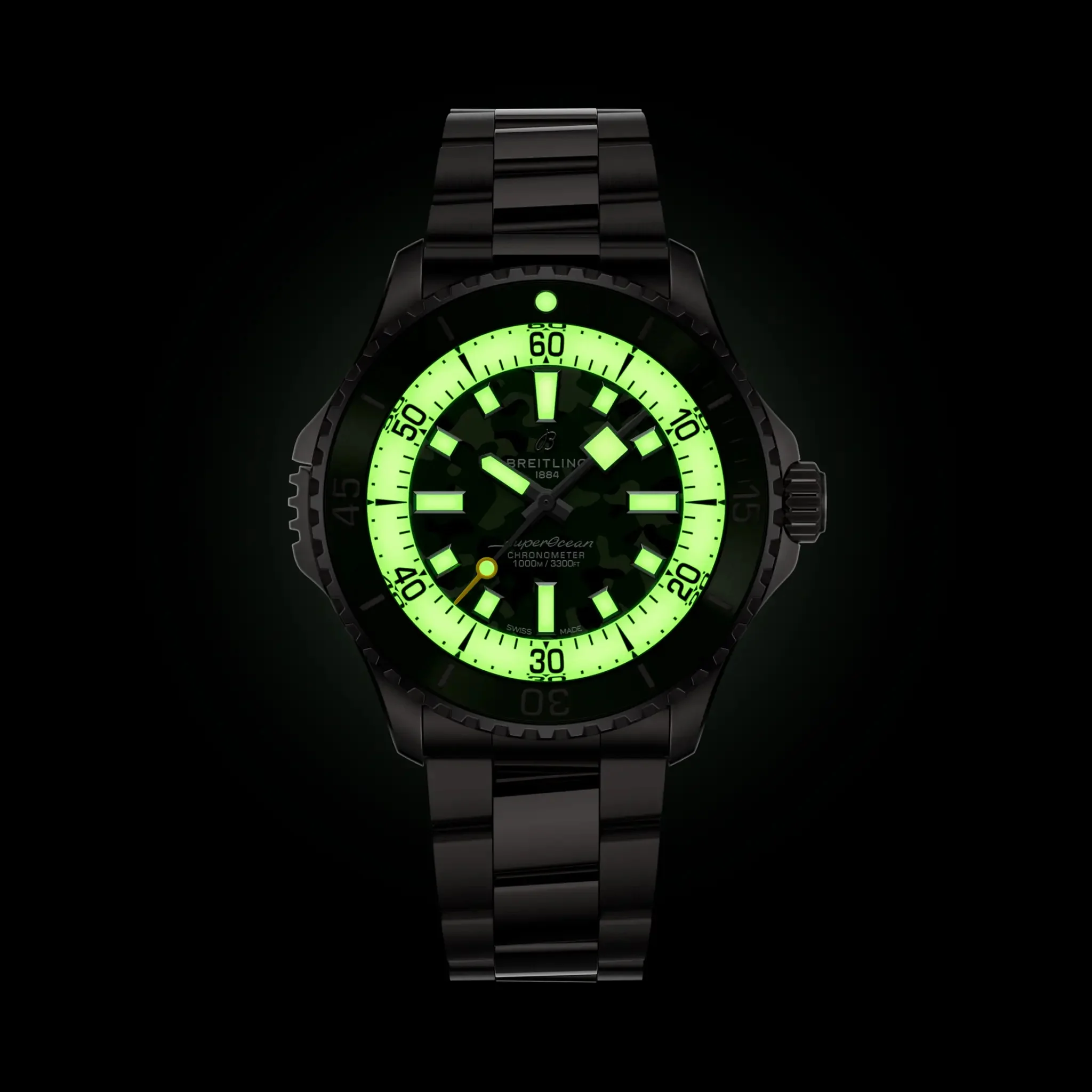 Breitling Superocean Automatic 46 Super Diver Watch with Titanium Bracelet - Image 5