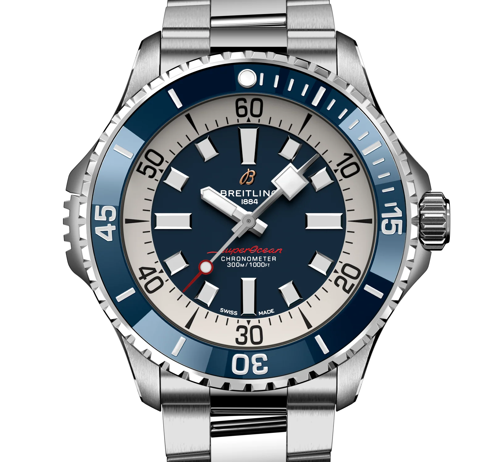 Breitling Superocean Blue Watch, 46mm - Image 7
