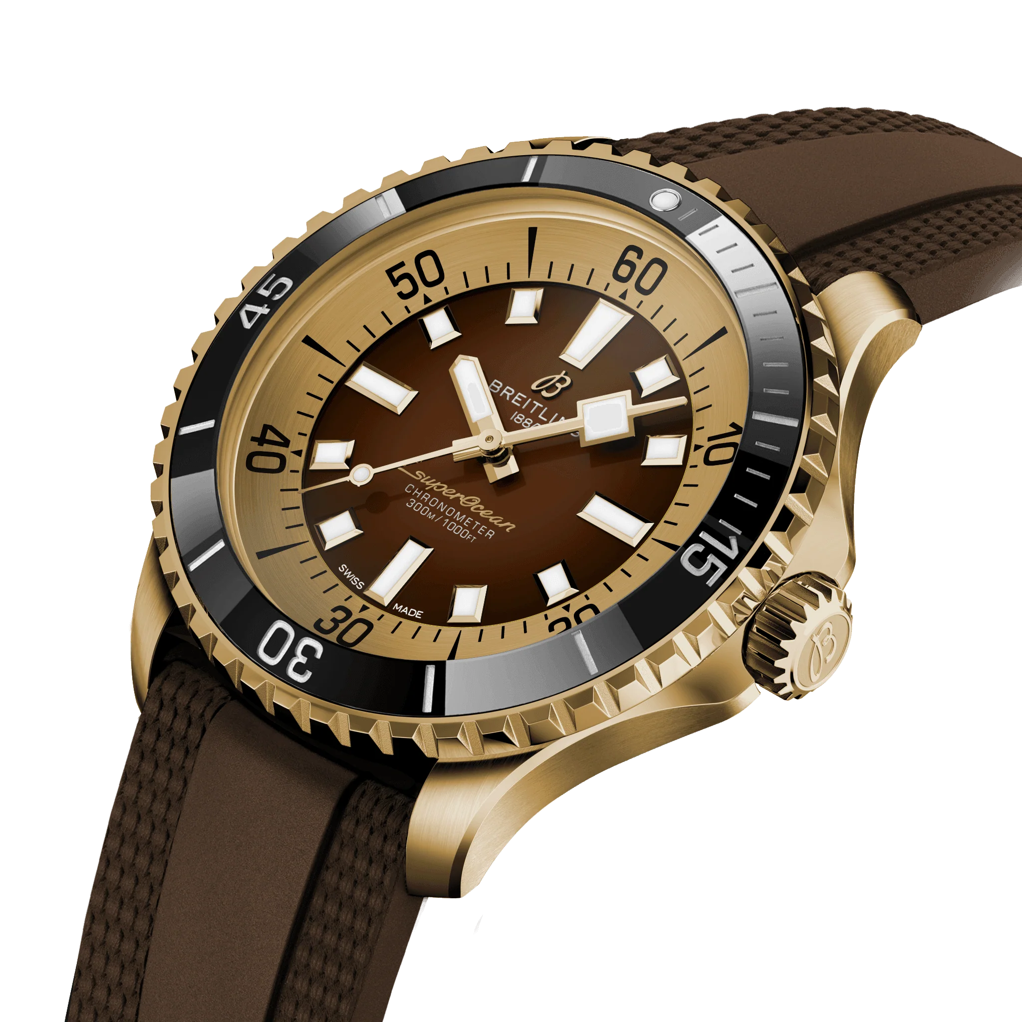 Breitling Superocean Bronze On Rubber Watch, 44mm - Image 2