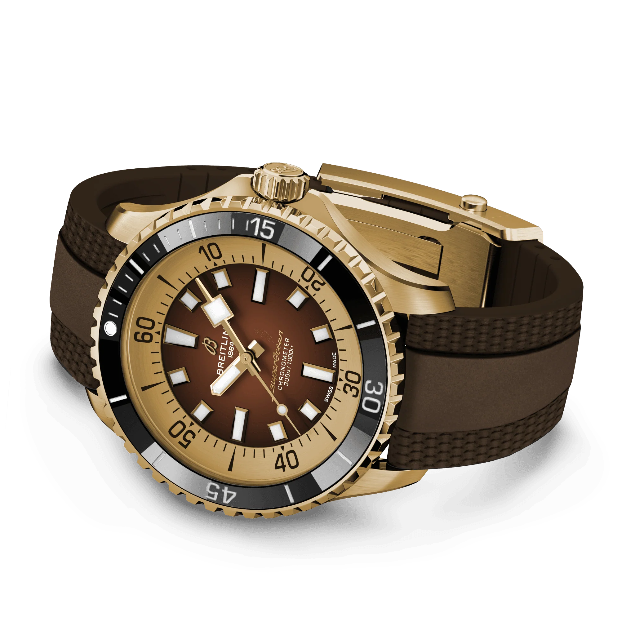 Breitling Superocean Bronze On Rubber Watch, 44mm - Image 3