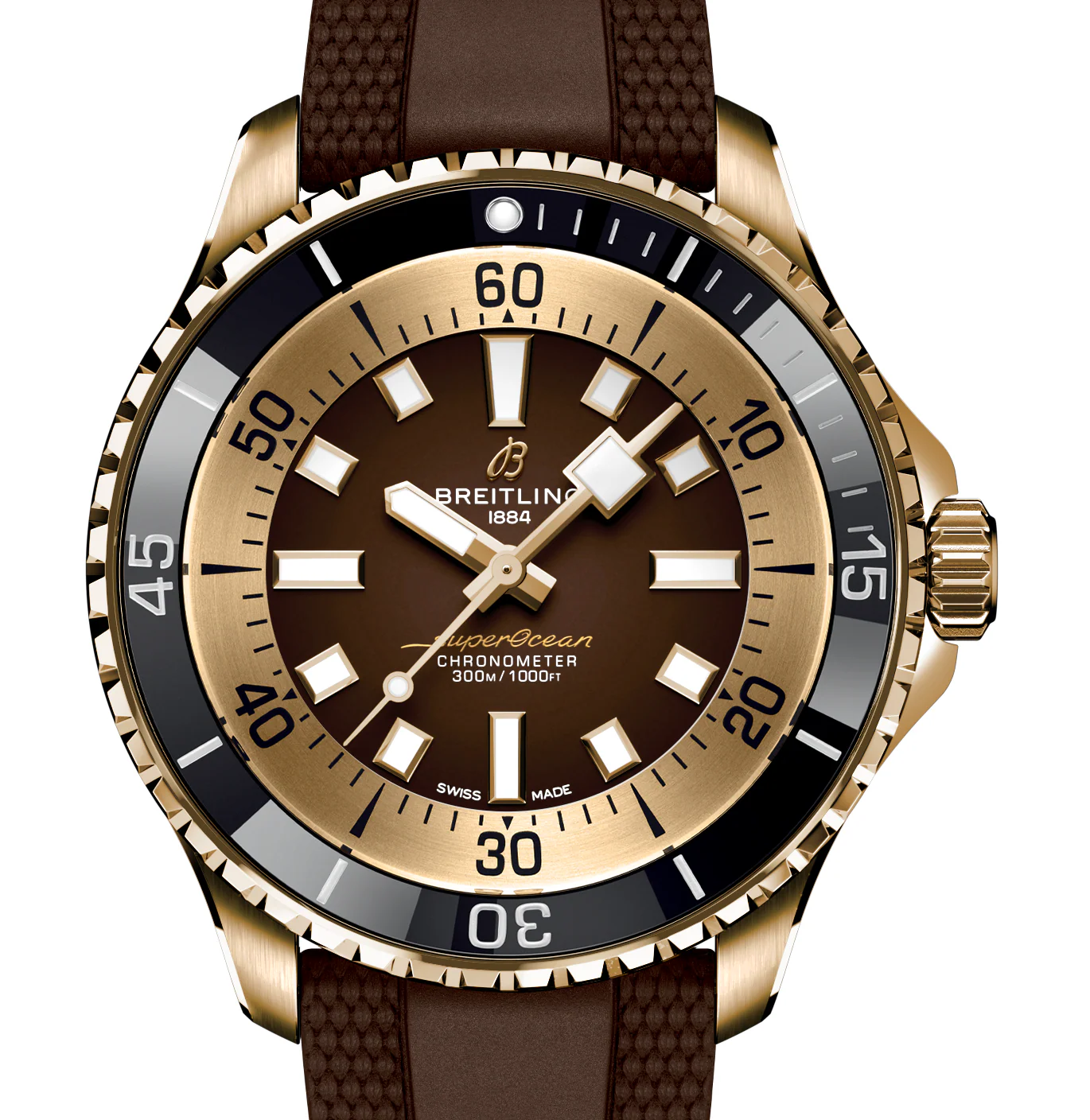 Breitling Superocean Bronze On Rubber Watch, 44mm - Image 7