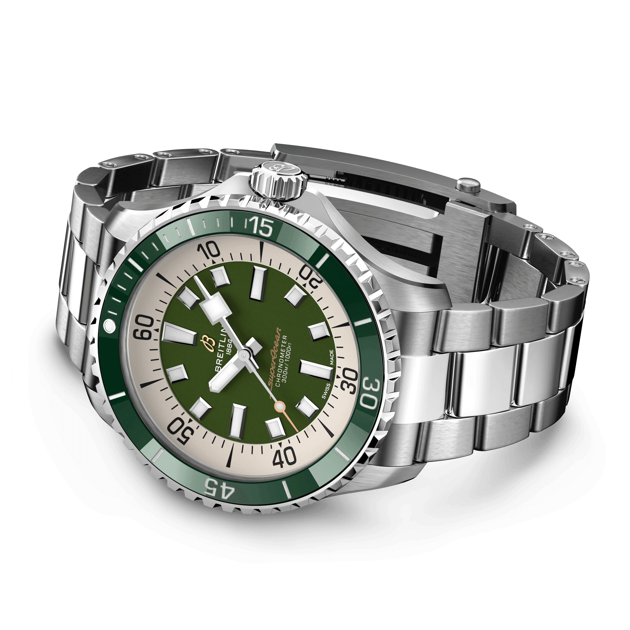 Breitling Superocean Green Watch, 44mm - Image 3