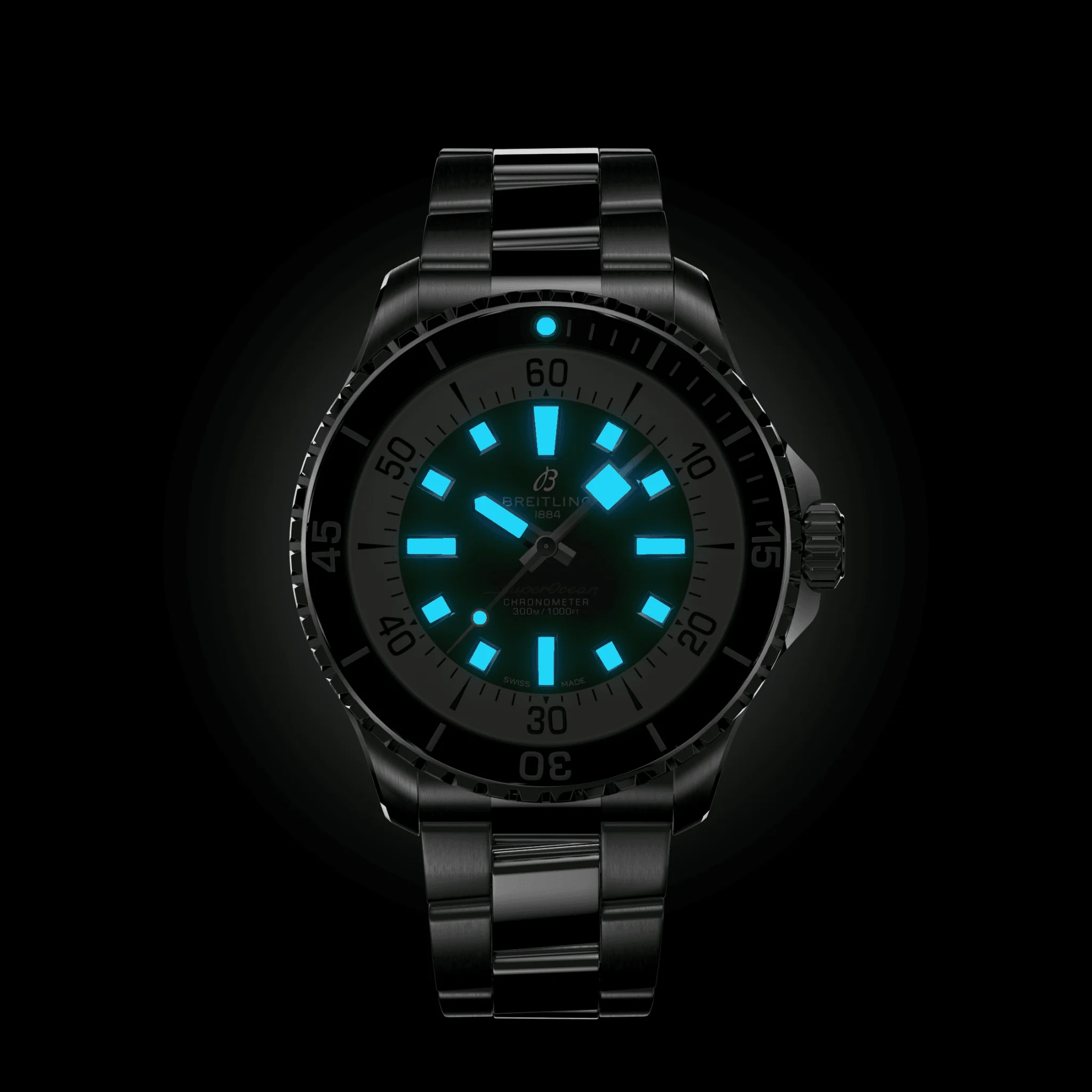 Breitling Superocean Green Watch, 44mm - Image 6