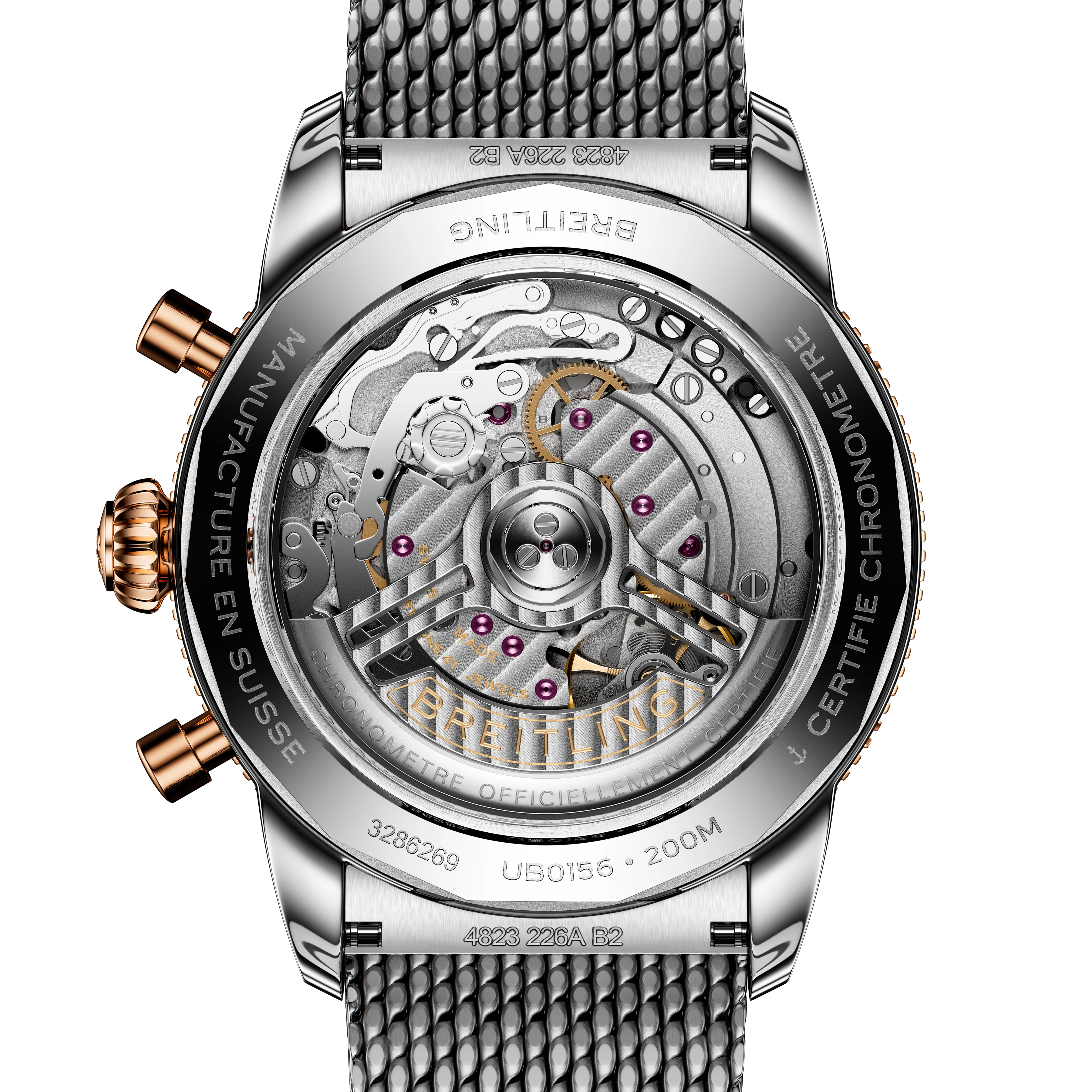 Breitling Superocean Heritage B01 Chronograph 42 Watch with Black Dial - Image 2