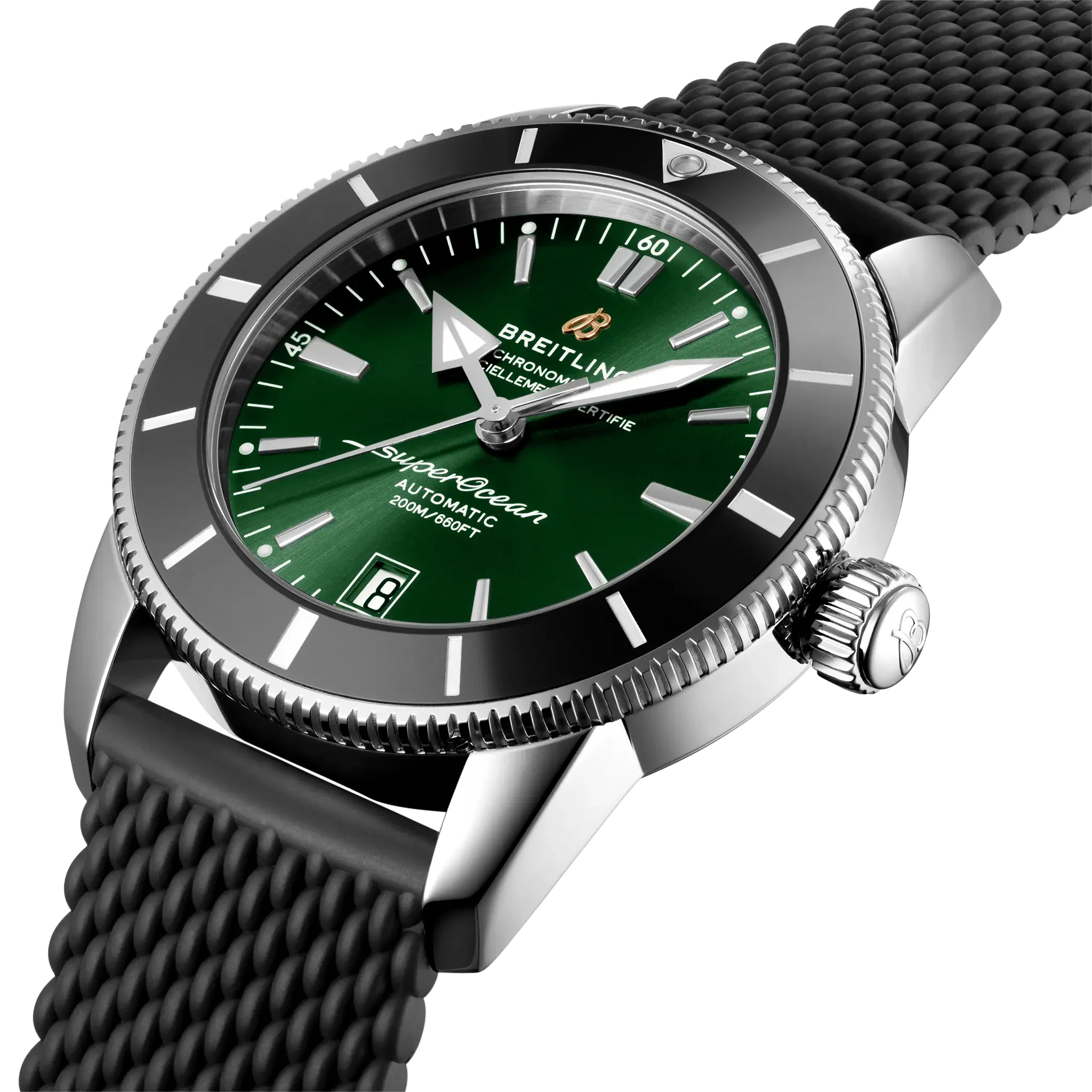 Breitling Superocean Heritage B20 Automatic 42 Watch with Rubber Strap - Image 2