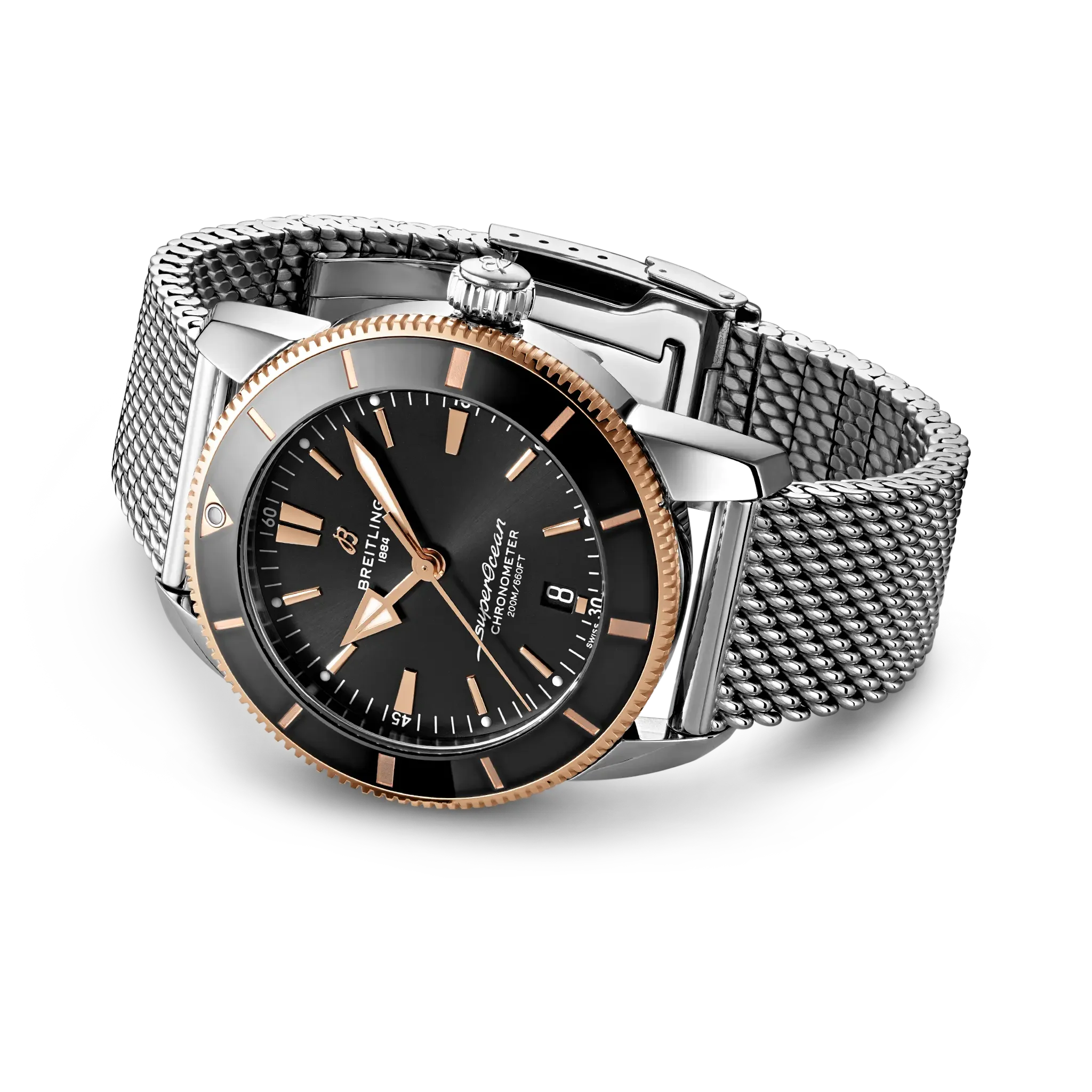 Breitling Superocean Heritage B20 Automatic 44 Watch with Black Dial - Image 3