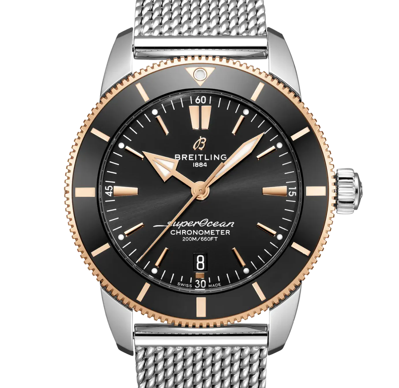 Breitling Superocean Heritage B20 Automatic 44 Watch with Black Dial - Image 5