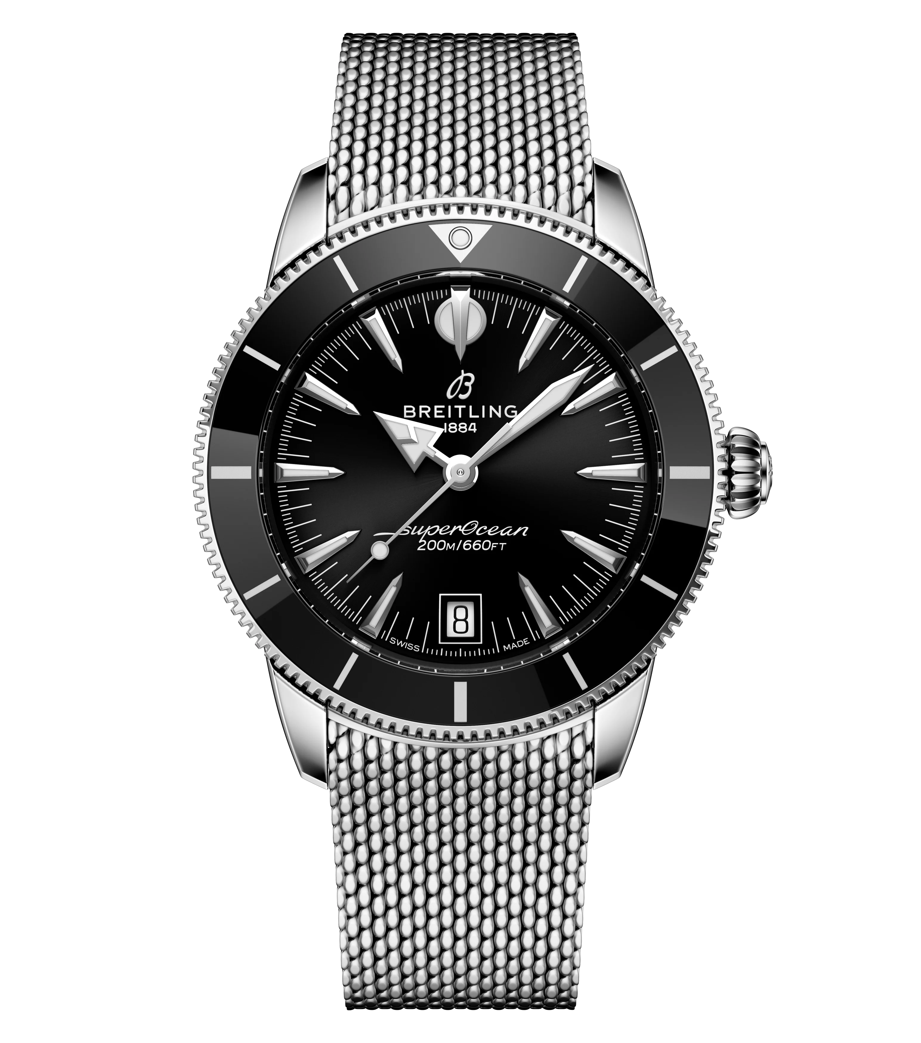 Breitling Superocean Heritage B31 Automatic 40 Watch with Black Dial