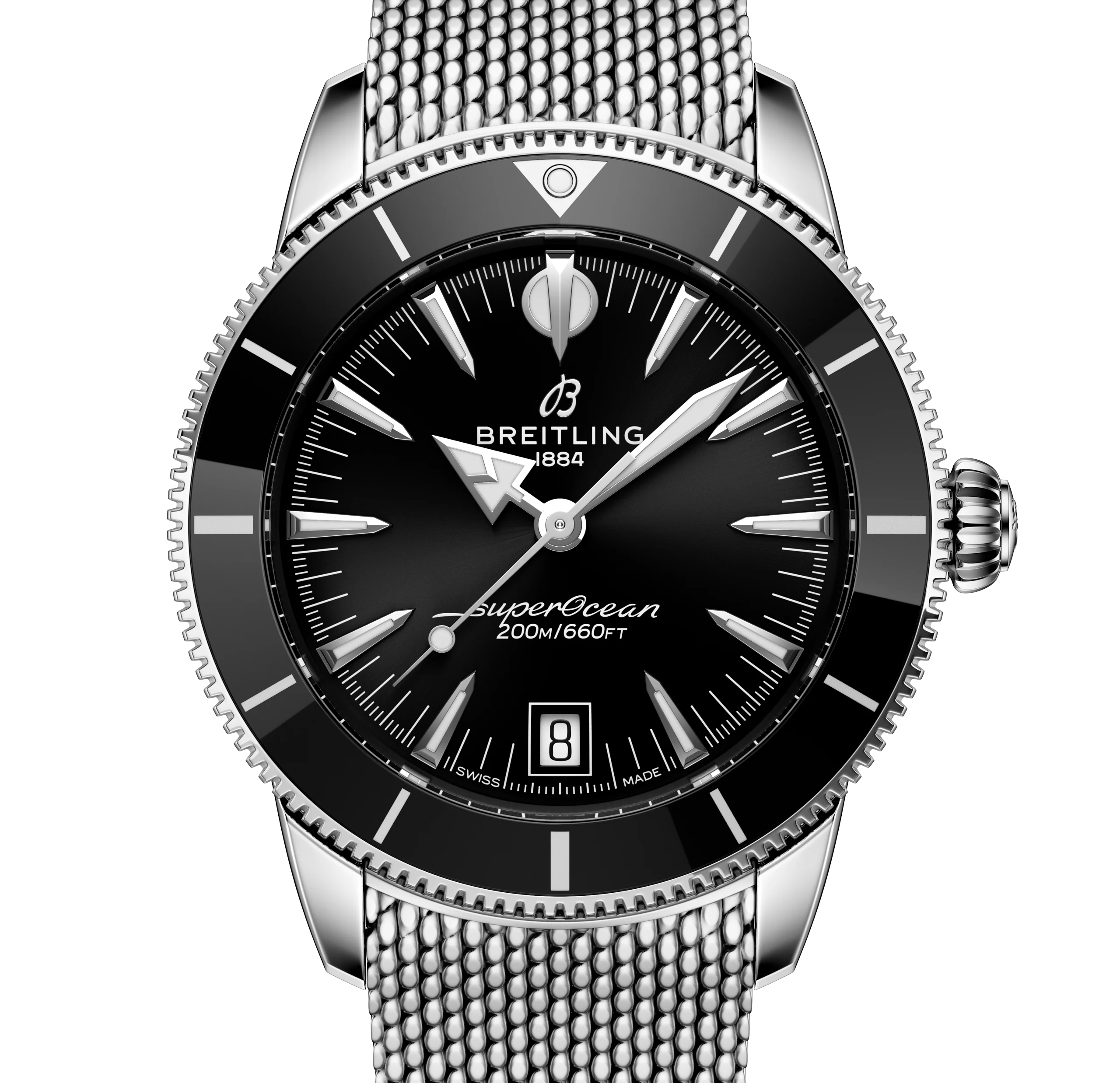 Breitling Superocean Heritage B31 Automatic 40 Watch with Black Dial - Image 3
