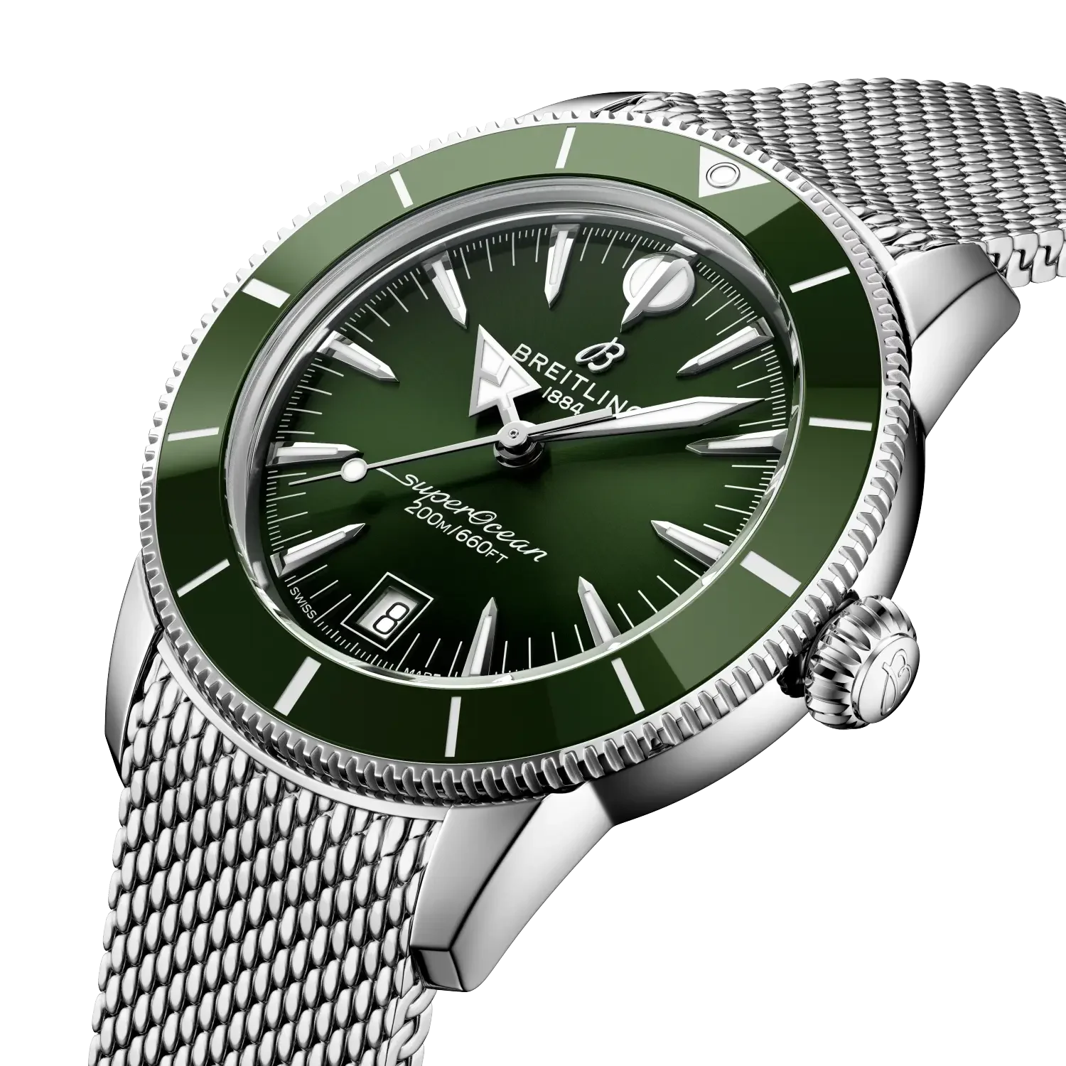 Breitling Superocean Heritage B31 Automatic 40 Watch with Green Dial - Image 2